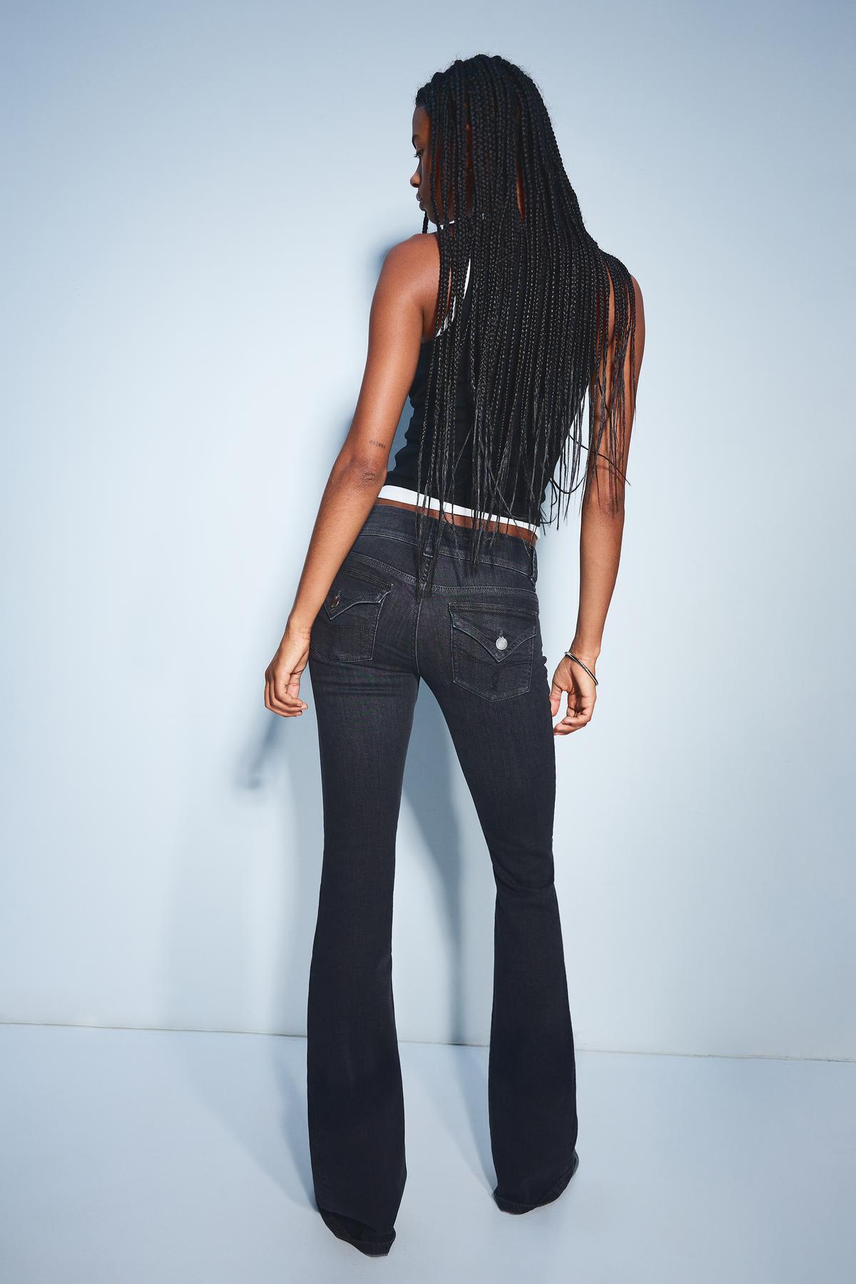 Bershka  Çizme paça kapaklı jean - Görsel 3