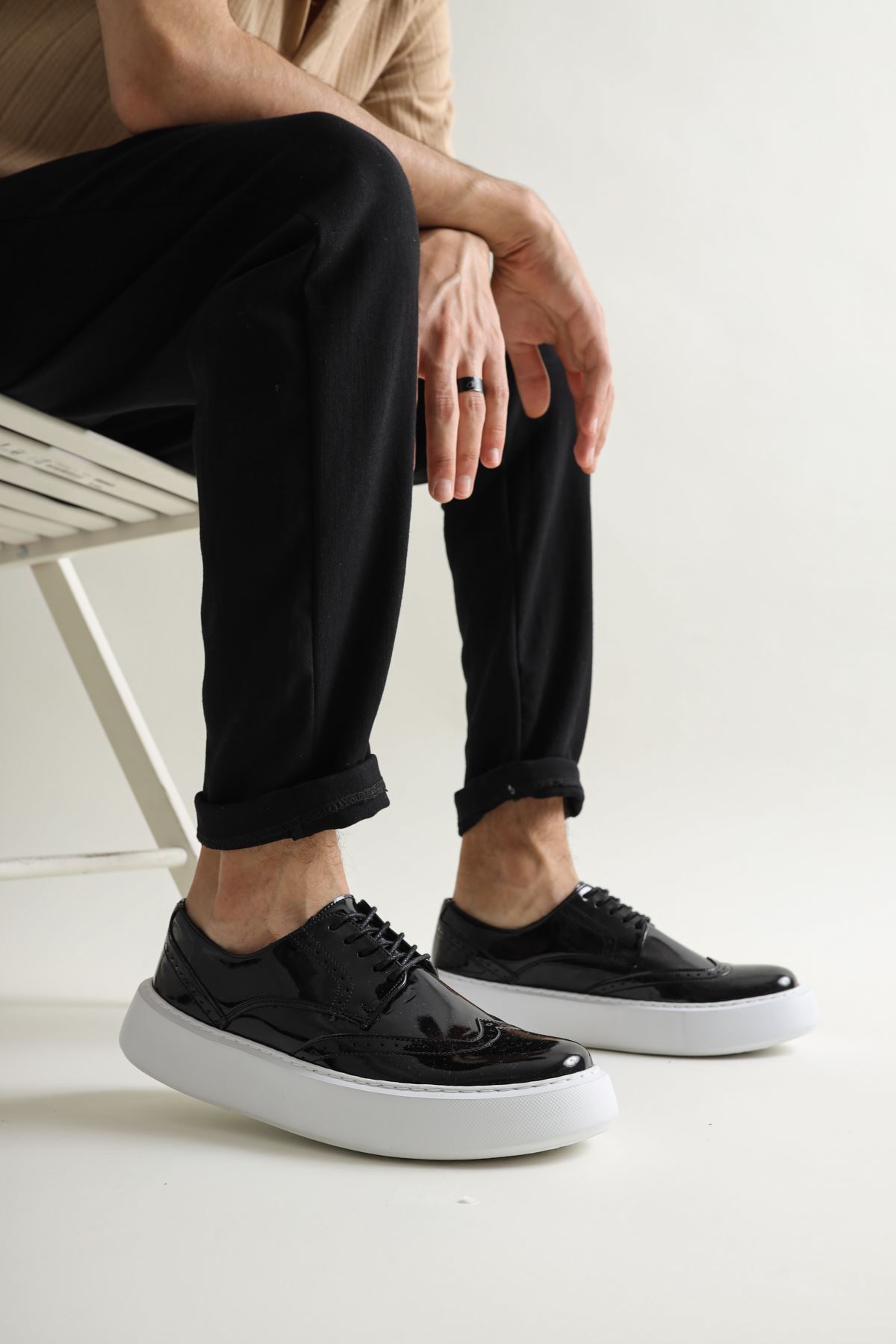 Chekich Ch149 - Rbt Change over Men's Shoes Black- Trendyol