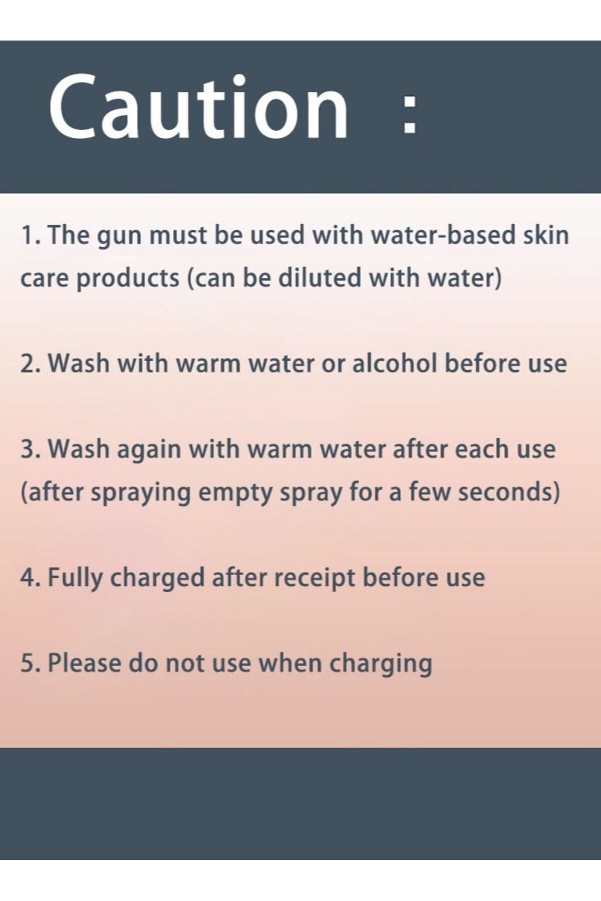 COOYA-Oxygen Facial Machine,Rechargeable and Portable High Pressure,Oxygen Sprayer for Skin Rejuvenation 7