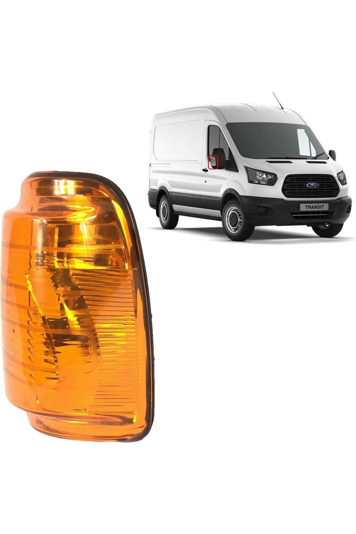 FVR-Left Yellow Outer Rearview Mirror Signal for Favorite Auto Replacement Transit V363 Models after 2014 1