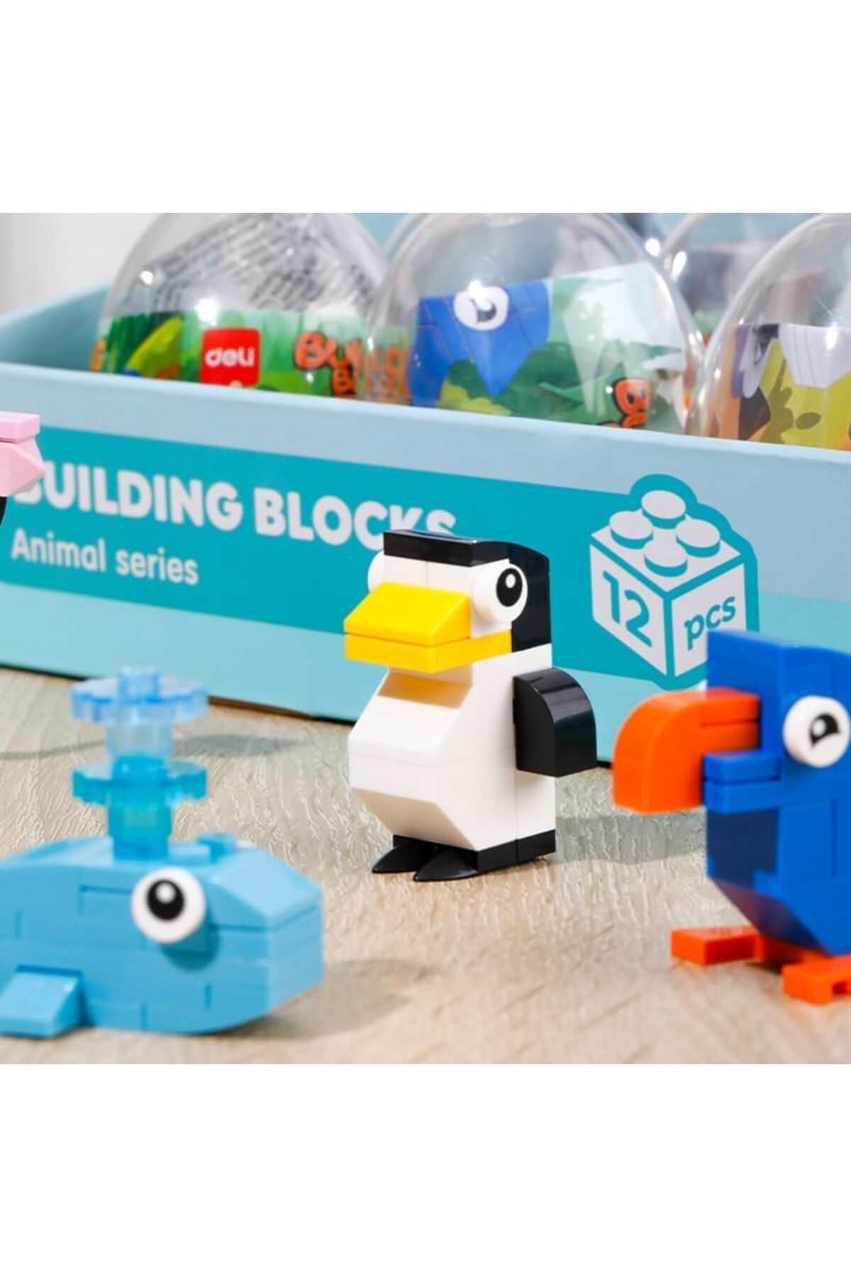 مجموعه بلوک‌های ساختنی مدل EH741 شماره ۱۲ کودکان، ۱۲ تکه