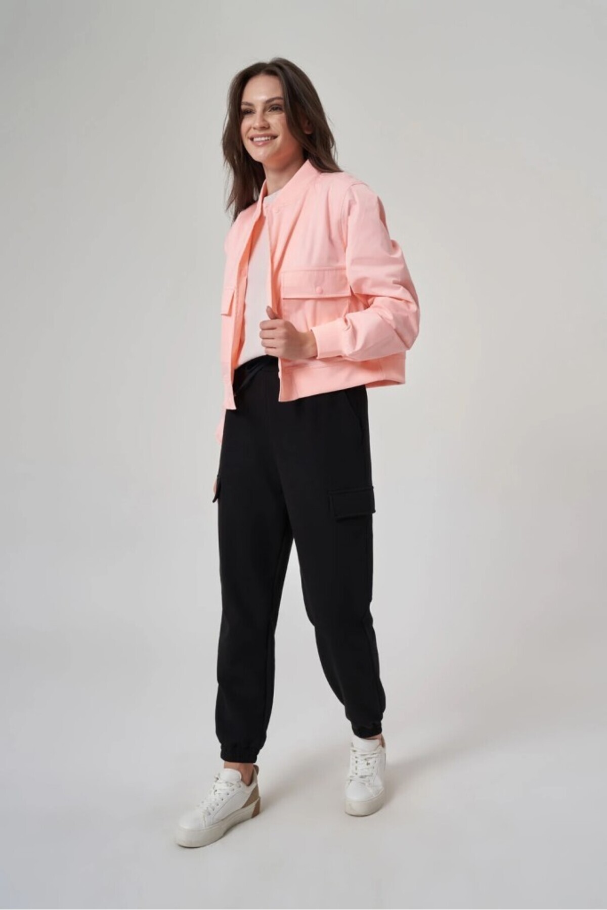 Exuma KADIN CEKET-1521158 PEMBE görsel 7