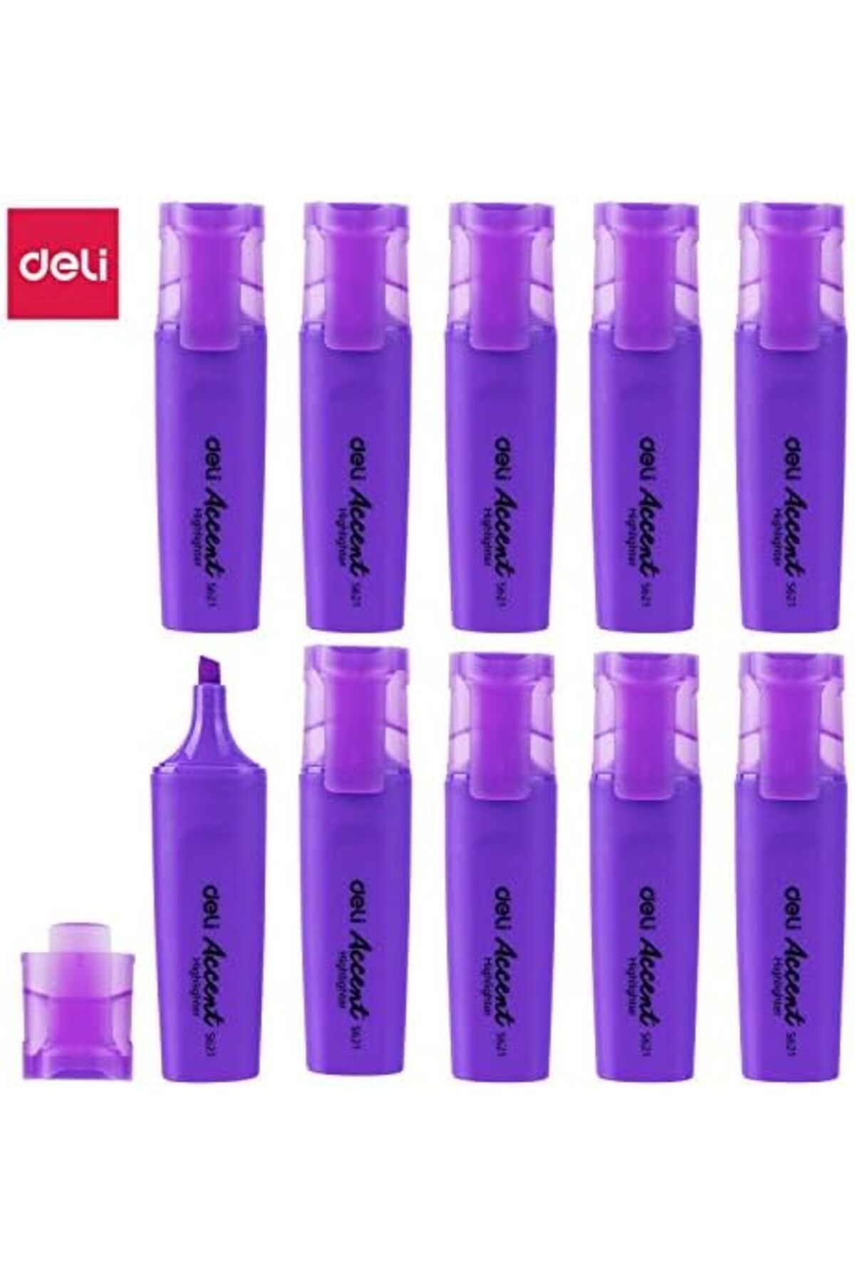 Deli-Highlighter Chisel 1-5Mm 6C 6