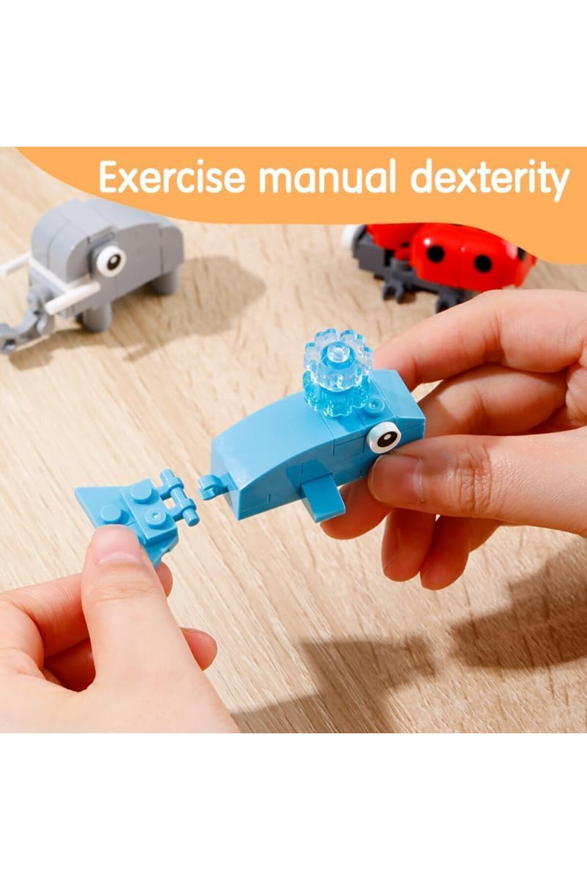 مجموعه بلوک‌های ساختنی مدل EH741 شماره ۱۲ کودکان، ۱۲ تکه