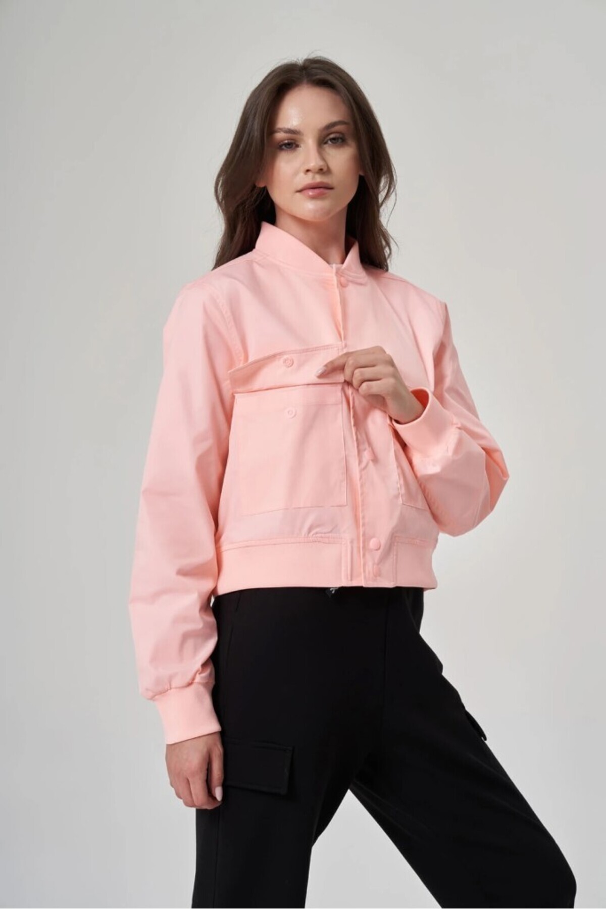 Exuma KADIN CEKET-1521158 PEMBE görsel 5