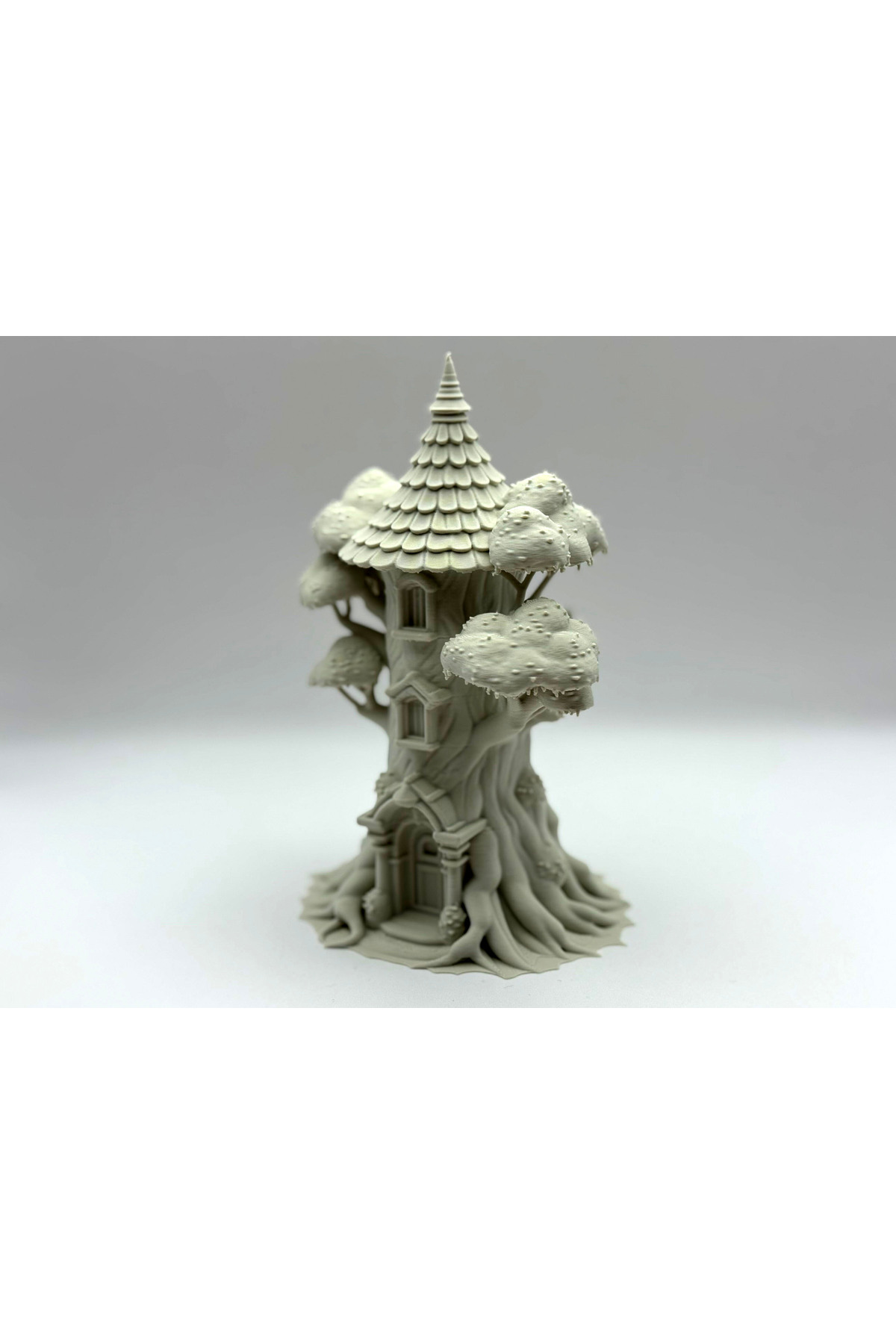 Torre della Driade stampata in 3D – Figura decorativa fantasy da 16 cm
