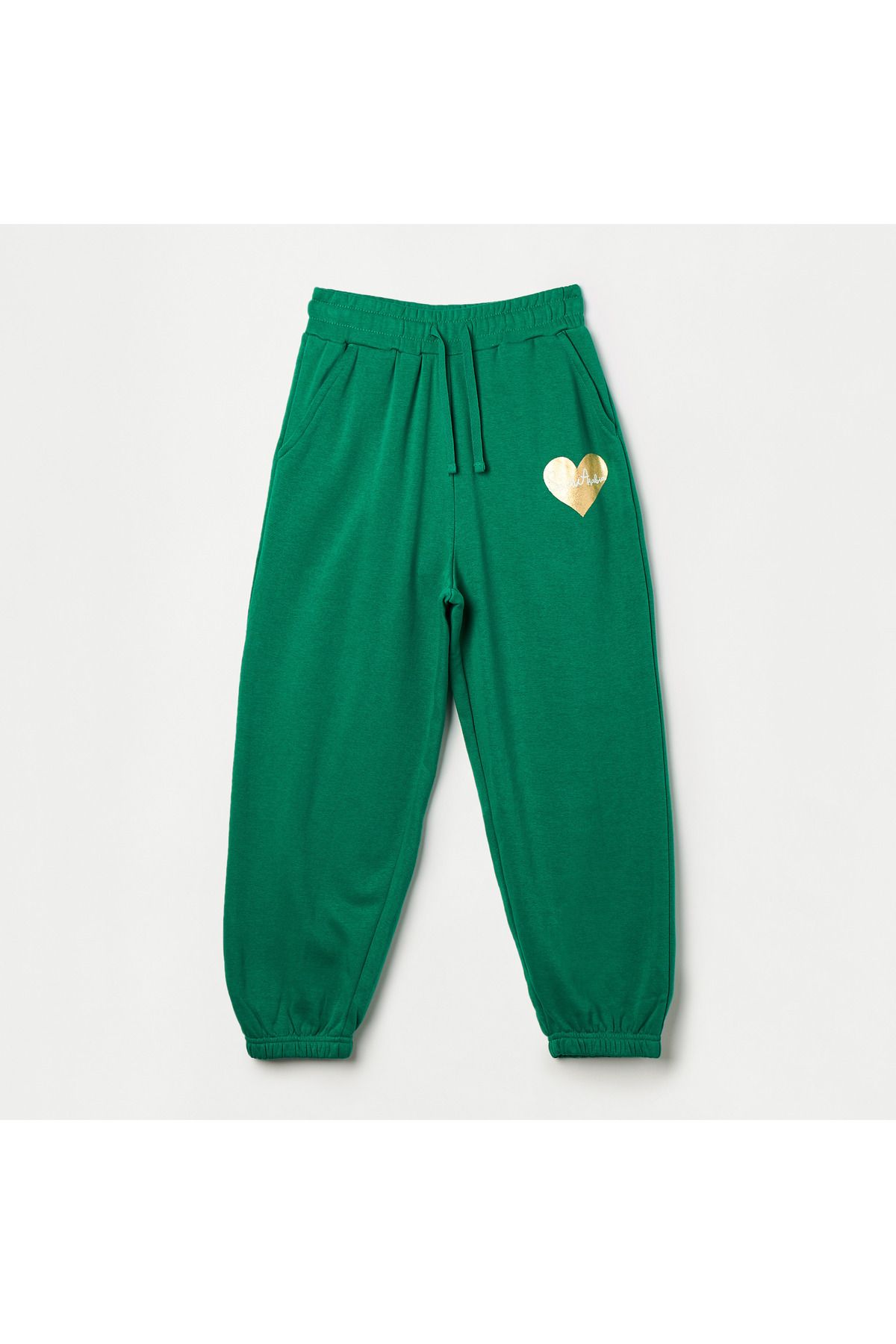 Juniors-KSA National Day Print Joggers with Pockets and Drawstring Closure 1