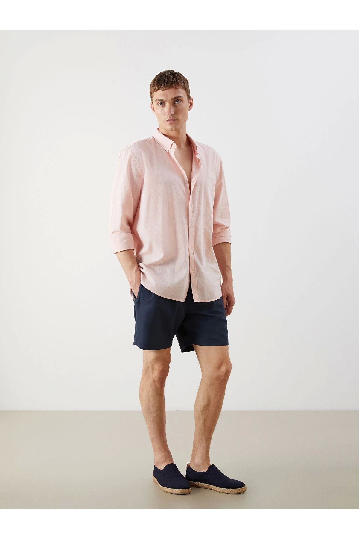 LC Waikiki-Ανδρικό μαγιό SOUTHBLUE Indigo Short Length Basic 1