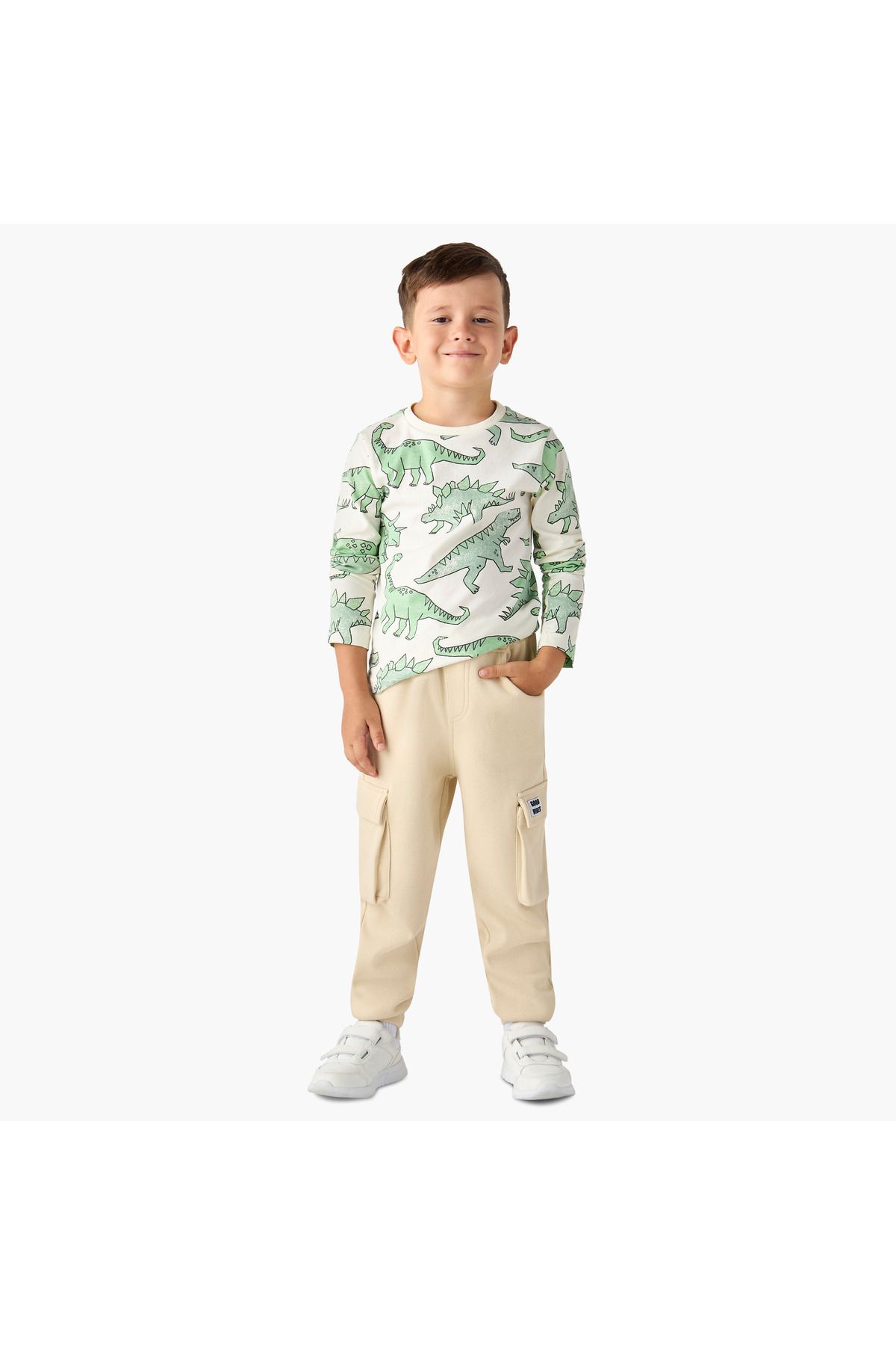 Juniors-Solid Joggers with Drawstring Closure and Pockets 2