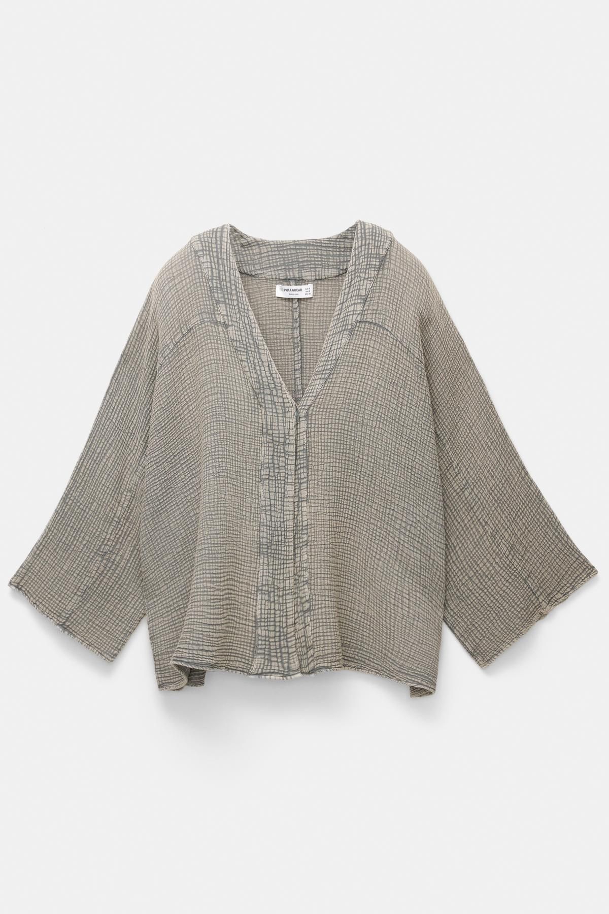 Pull & Bear-Creased-effect blouse 6