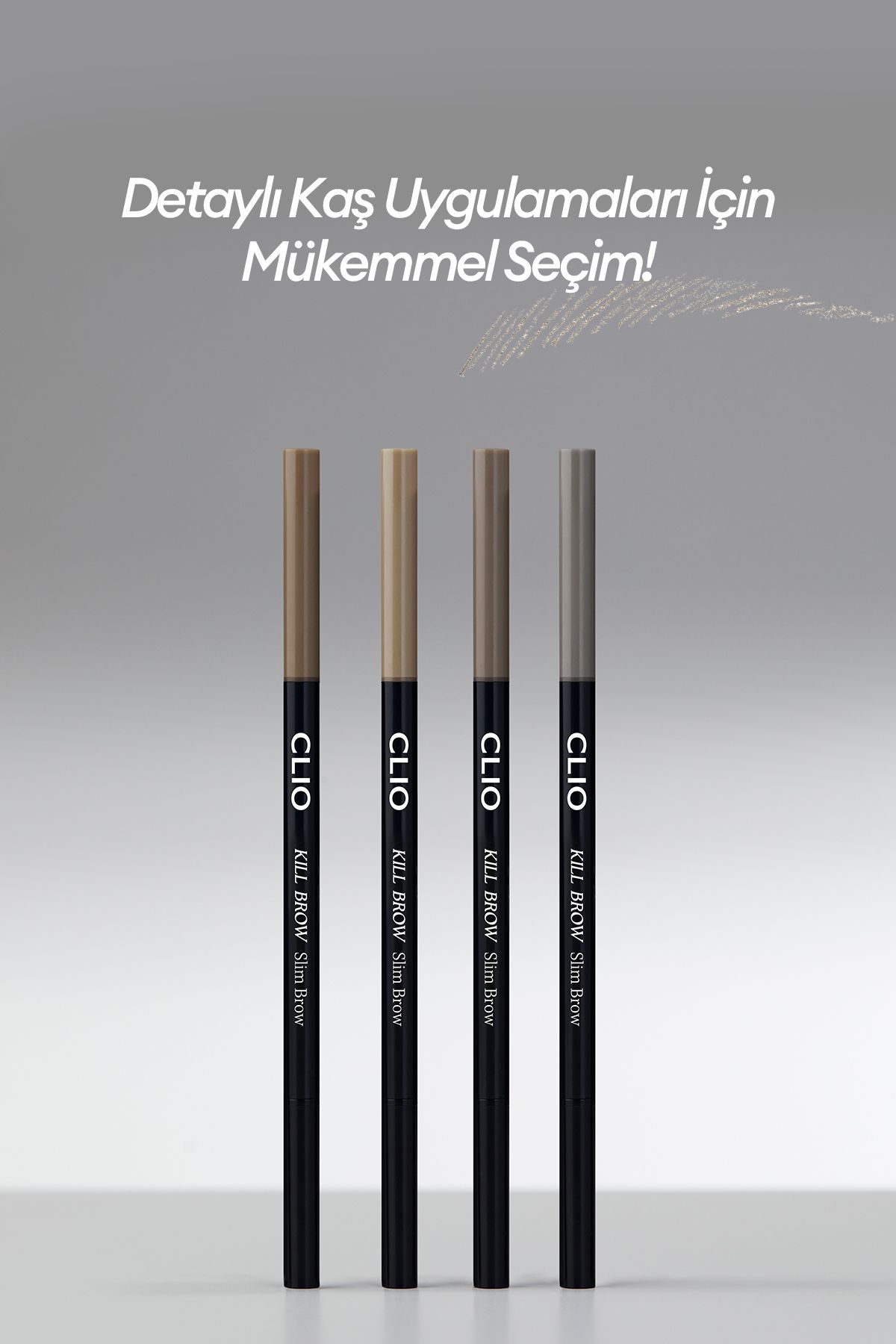 CLIO-Ultra Thin Tip Double Sided Eyebrow Pencil Offering Natural Look Kill Brow Slim Brow (02 Mi̇ldblondy) 8