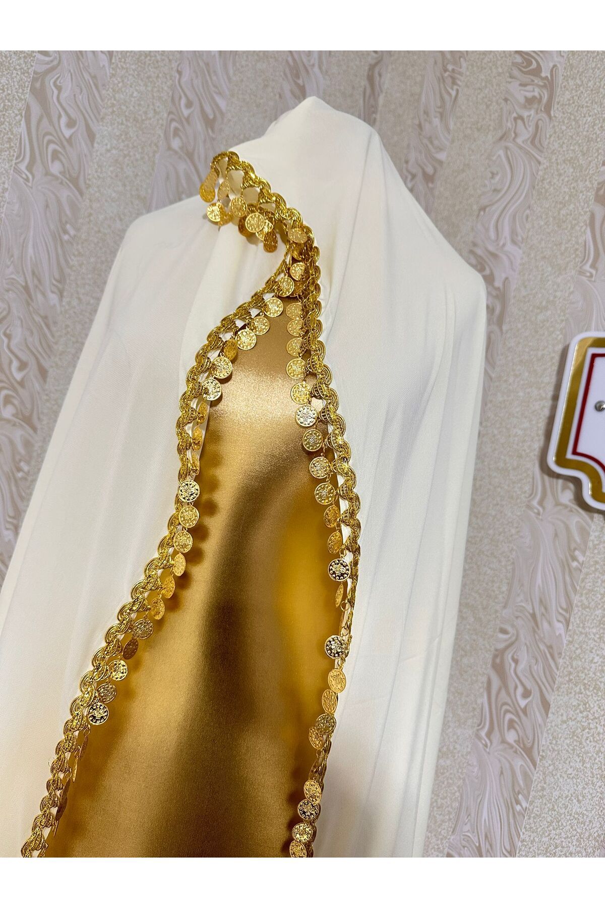 Firdevs Giyim-Local Shawl Cream Color 3