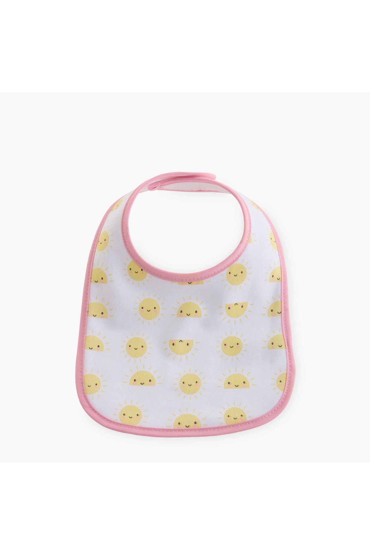 Juniors-Sunshine Print Bib with Hook and Loop Closure - Set of 3 2