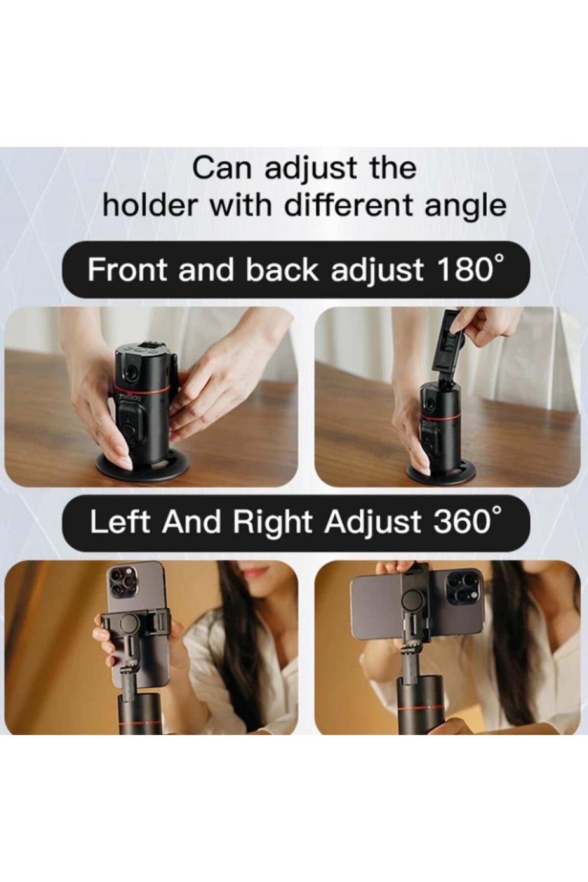 Yesido-Mobile Holder, Selfie Stick with Tracking and Remote Control by 2
