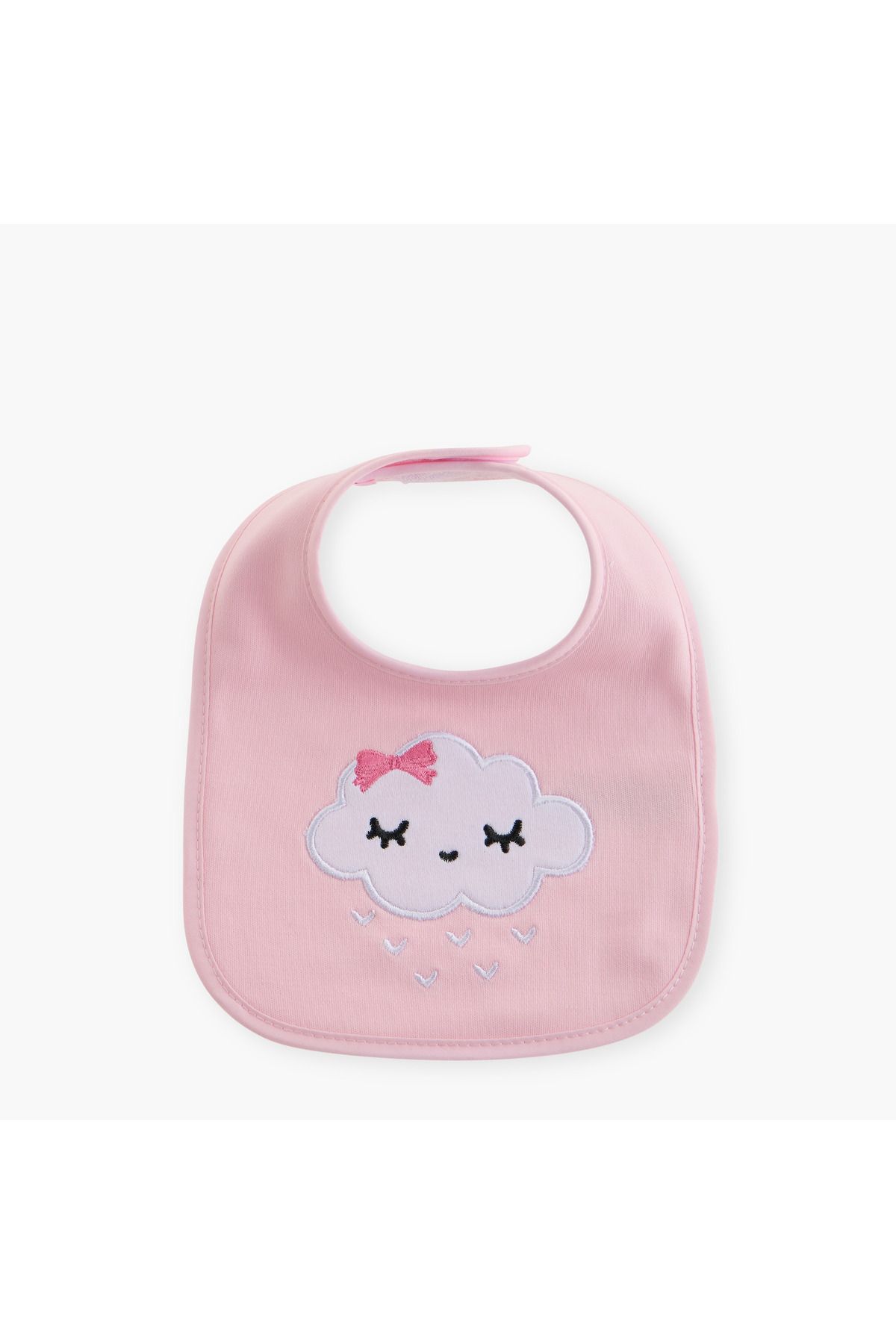 Juniors-Cloud Print Bib with Hook and Loop Closure - Set of 3 2