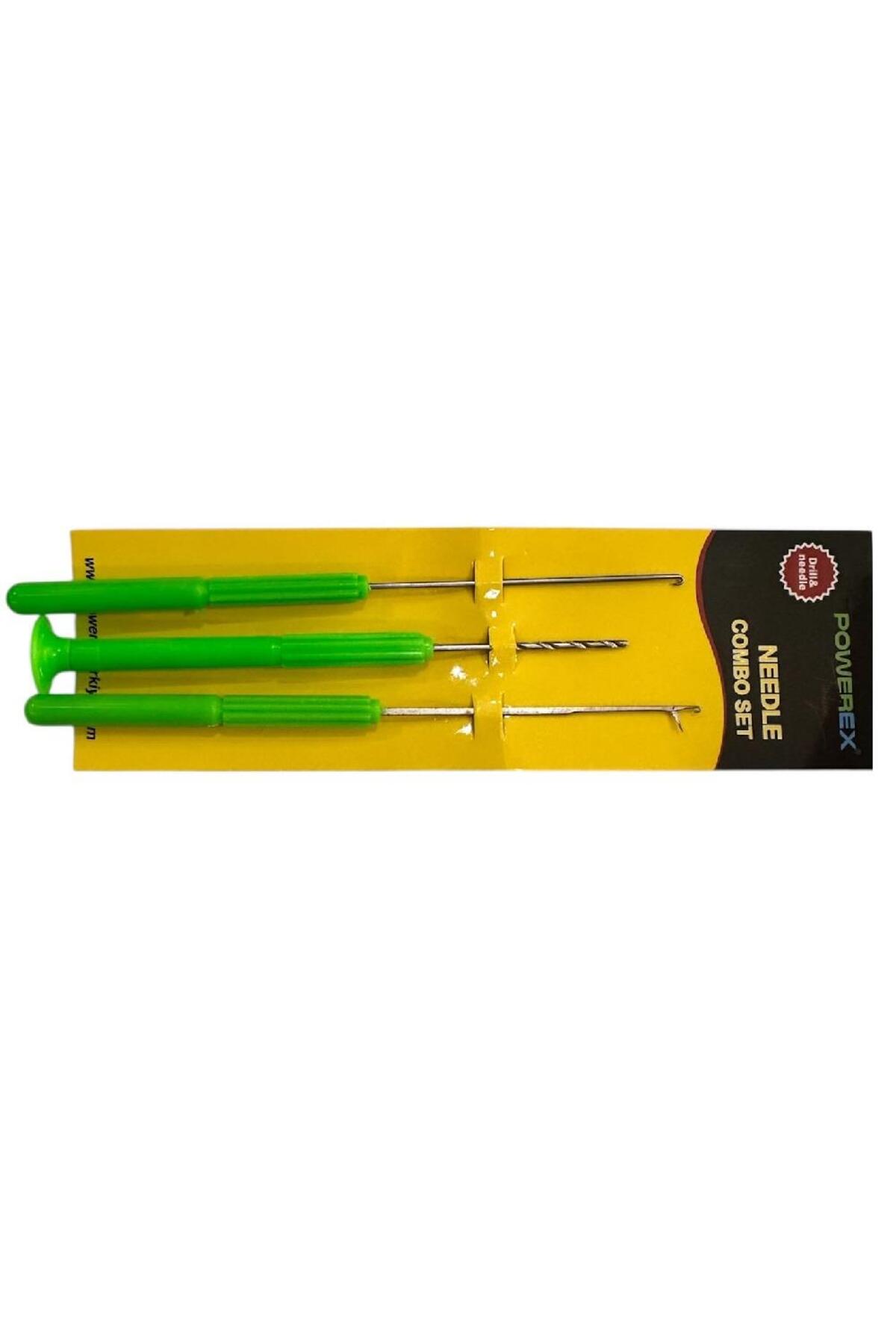 POWEREX Needle Combo Set Plastik Sazan Tığ Seti 3 lü - Fiyatı