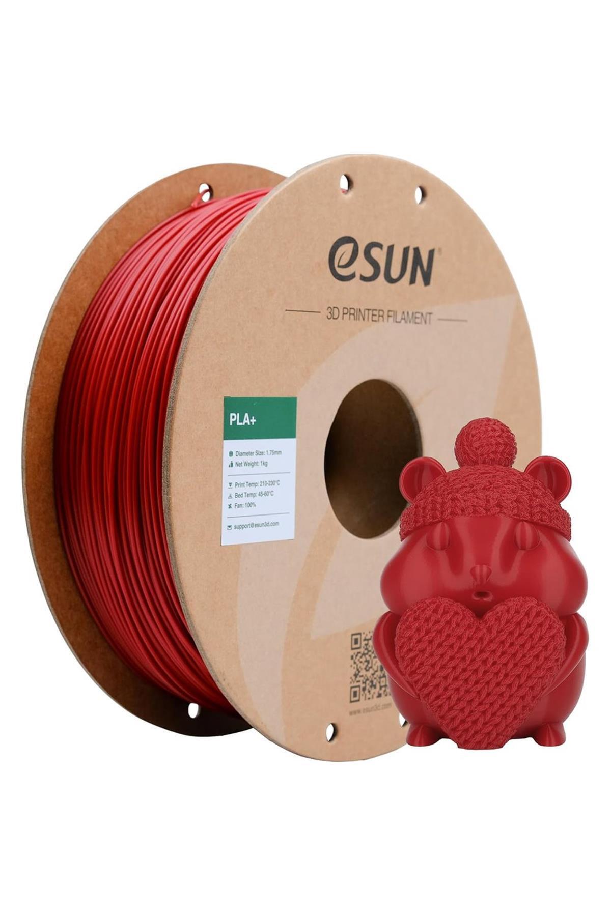 eSun Ateş Kırmızısı Pla+ Filament 1,75mm 1 Kg - Urhanshop Yetkili Satış