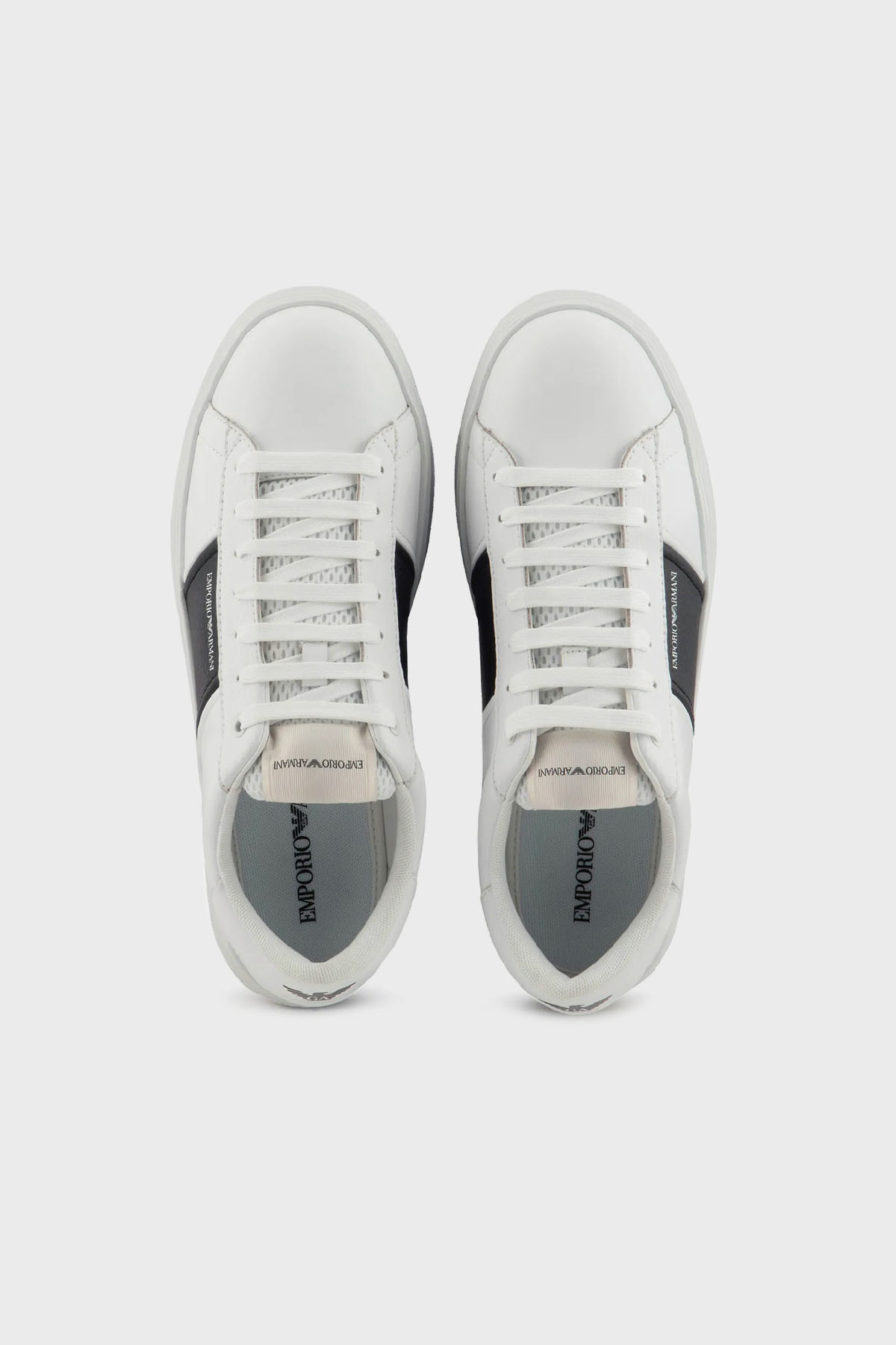 کفش اسنیکر Emporio Armani مردانه چرم اصل | امپوریو آرمانی EM003701 AF18017 MZ021 - تصویر 3