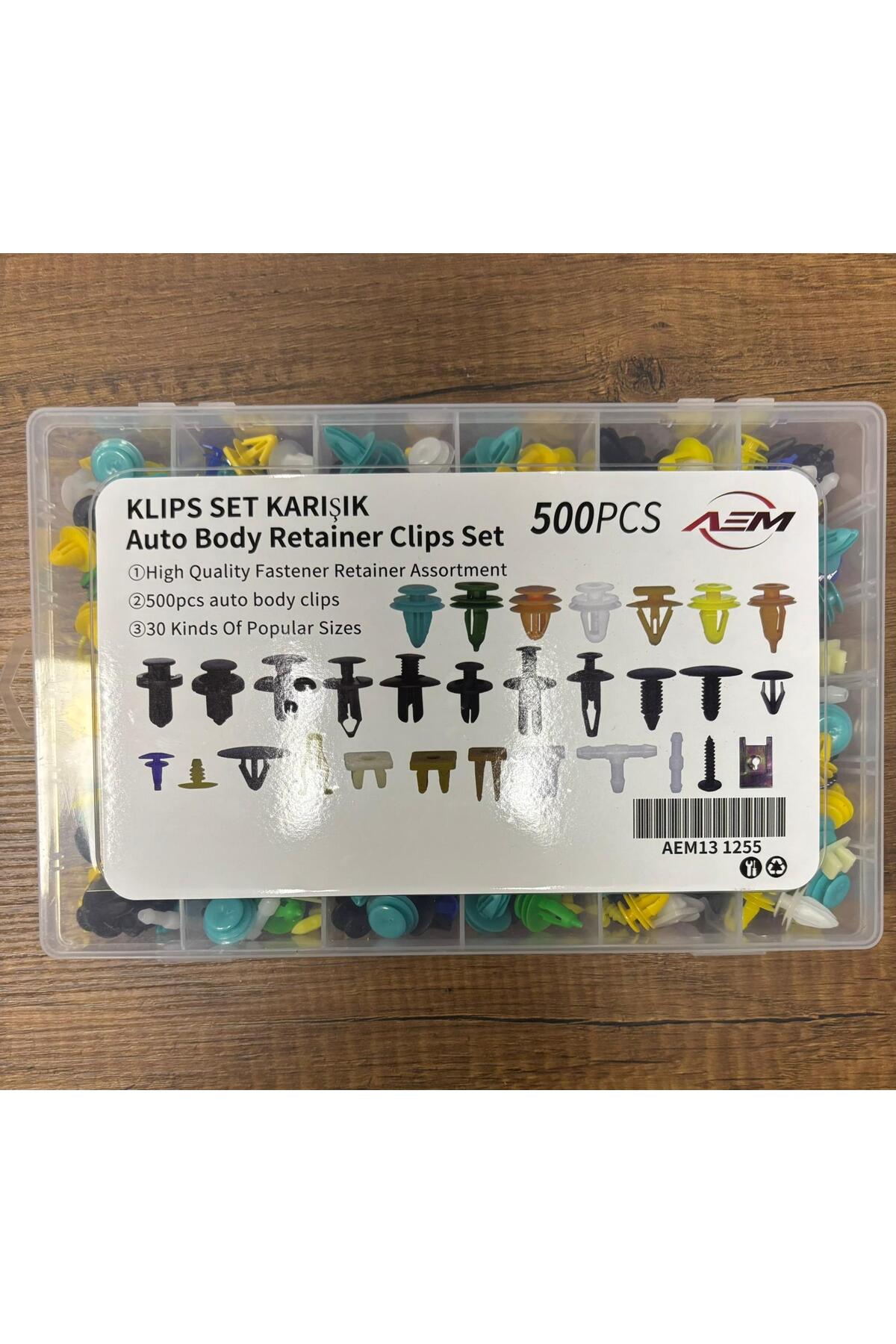 AEM 500 Parça Trim Klip Araba Bağlantı Elemanları , Kapı Döşeme
