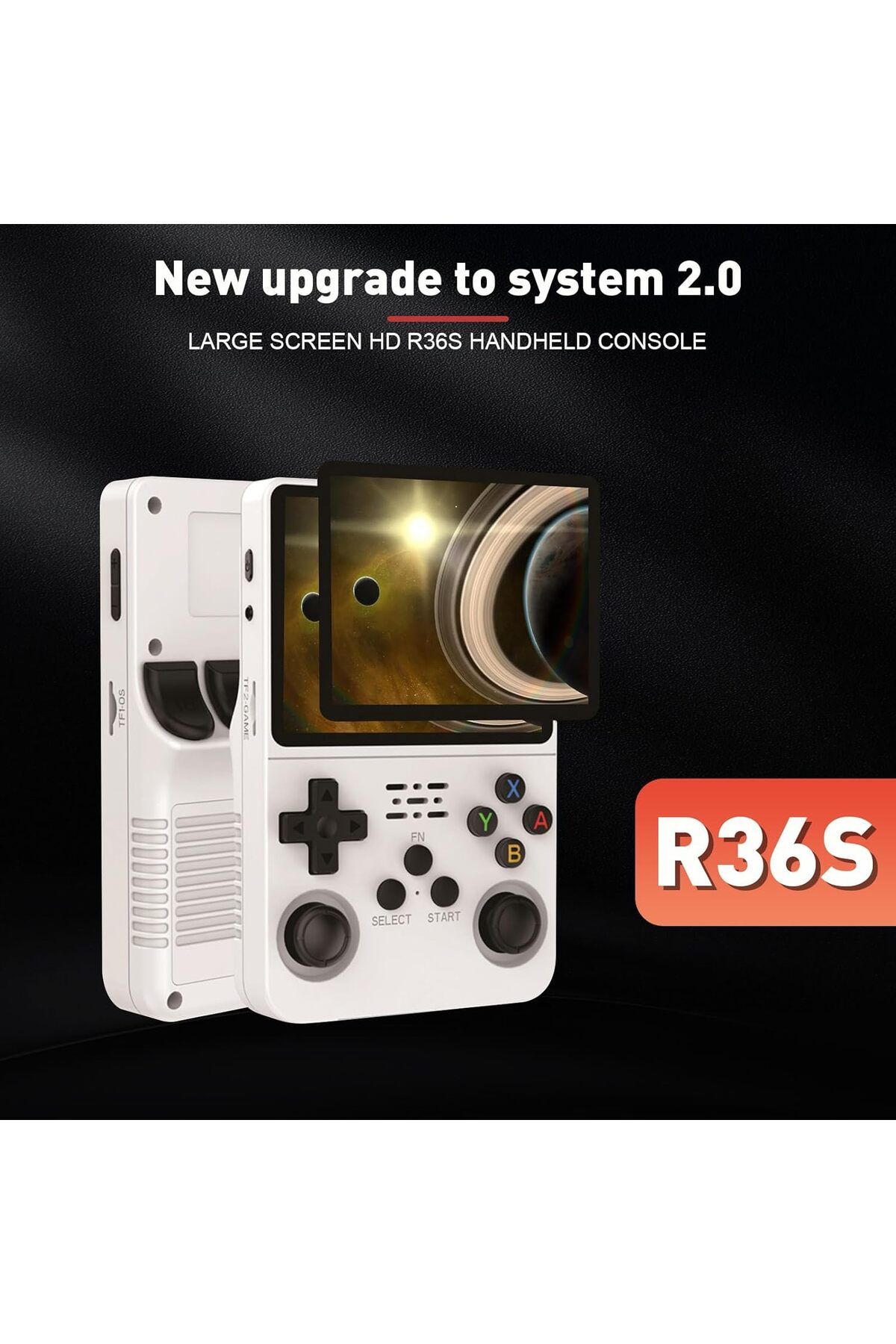 SJGAME-S_way R36S Portable Game Console with Open Source Linux System, 128GB TF Card, 20000 Retro Games, 3. 3