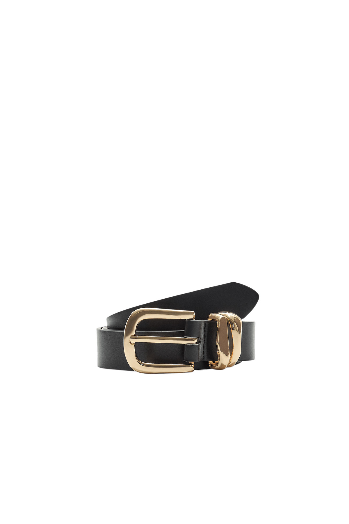Stradivarius Çift Halkalı Basic Kemer görsel 6