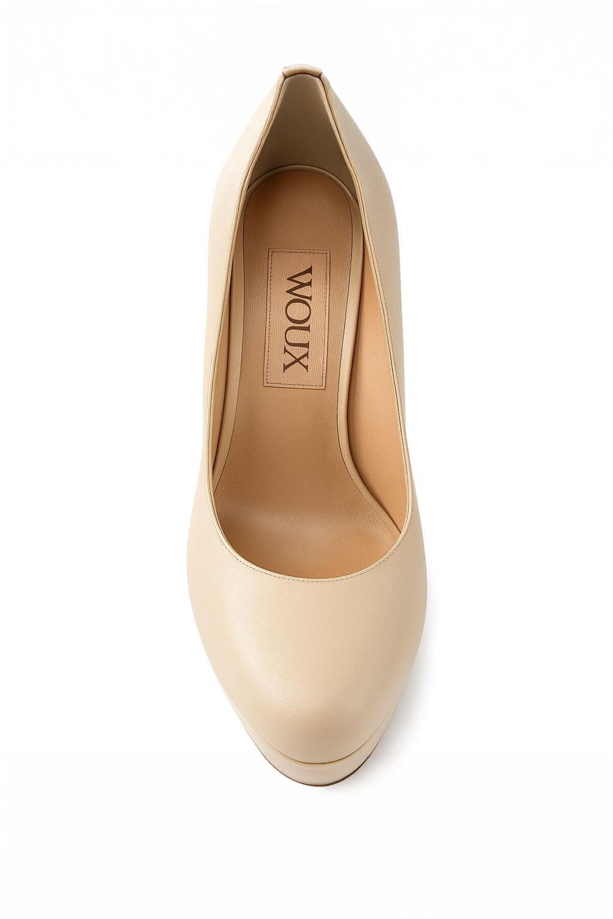 Deriderim-Classic Beige Platform Stiletto 3