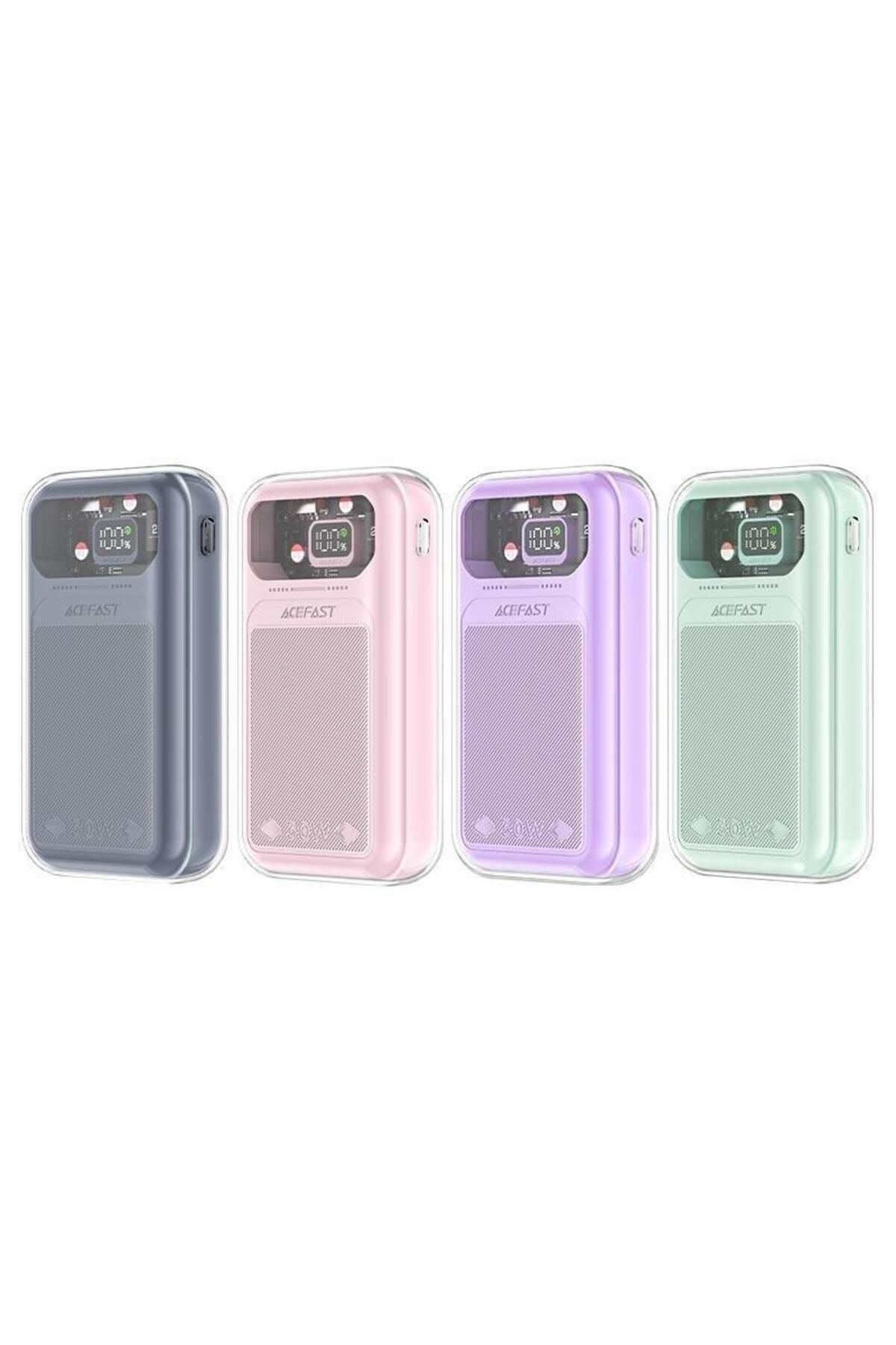 Acefast-Baterie externă 20000mAh Sparkling Series cu încărcare rapidă 30W QC AFC FCP SCP verde 2