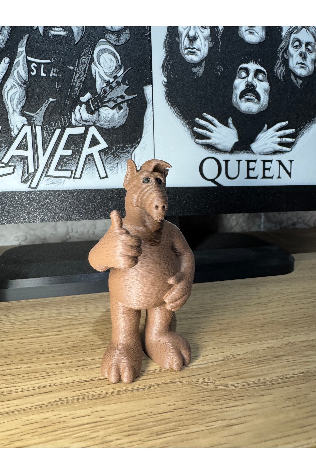 مجسم ALF – نموذج ديكور ريترو مطبوع ثلاثي الأبعاد (10 سم)