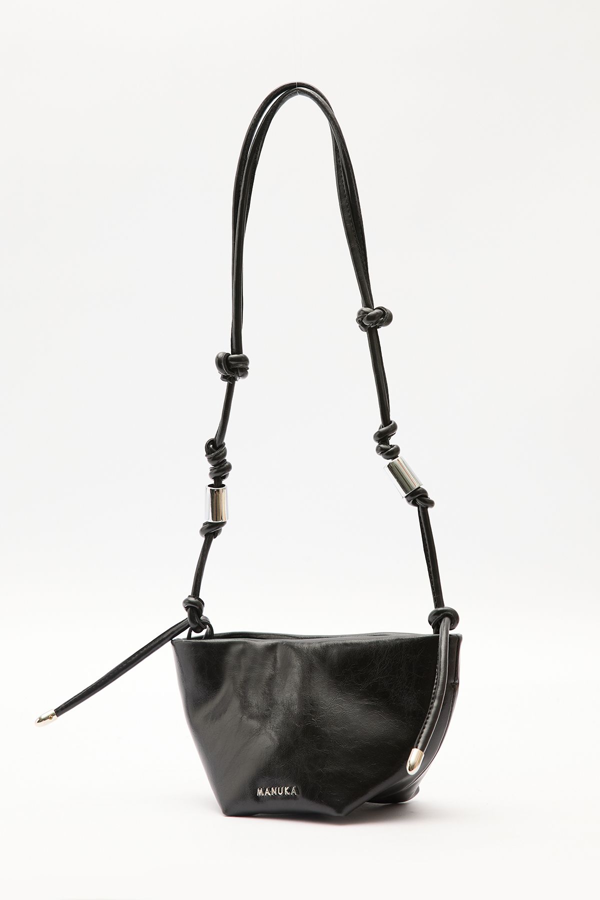 Manuka-Elora Binding Detail Bag Black Truffle 3