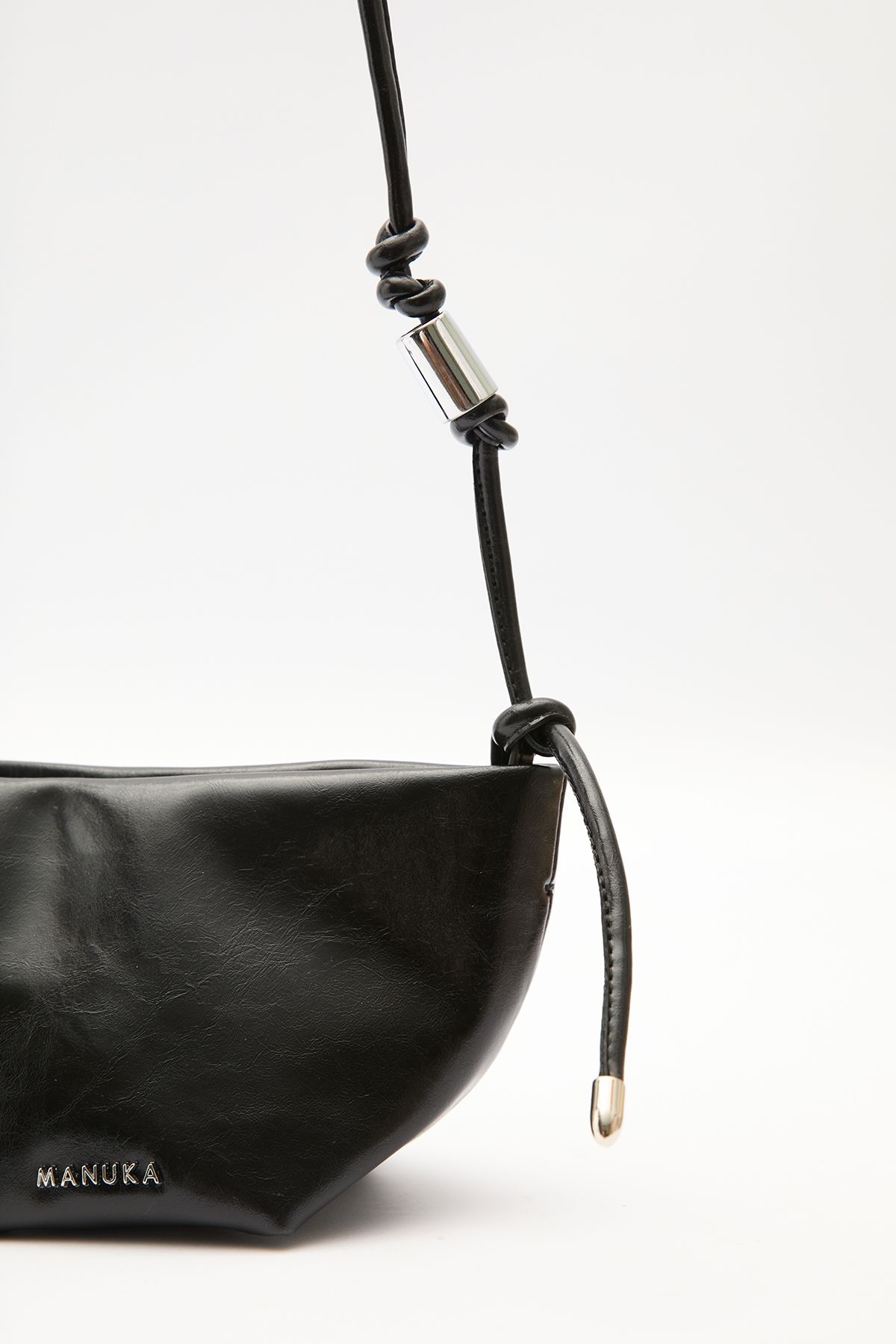 Manuka-Elora Binding Detail Bag Black Truffle 2