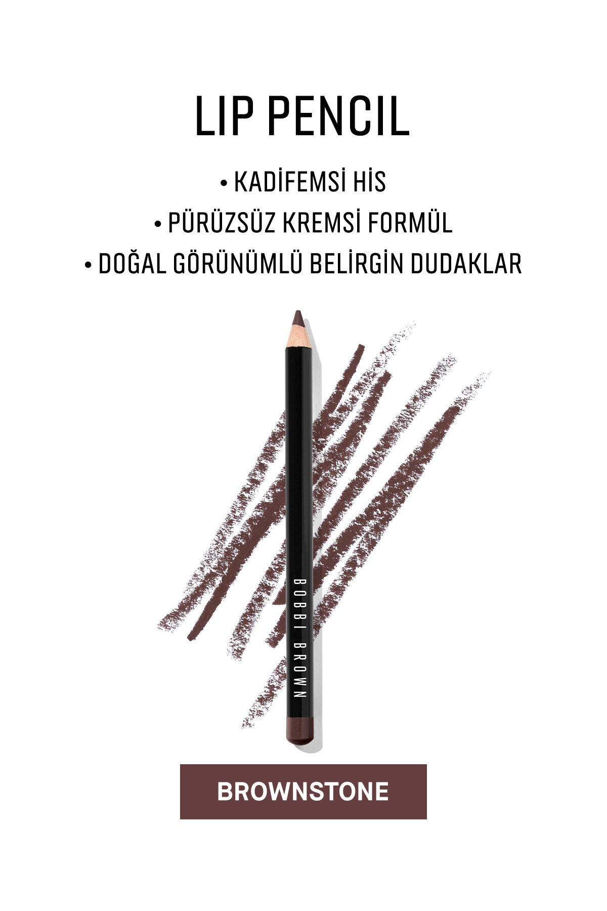 BOBBI BROWN Lip Pencil / Dudak Kalemi - Brownstone 716170355603 — قهوهای 32757