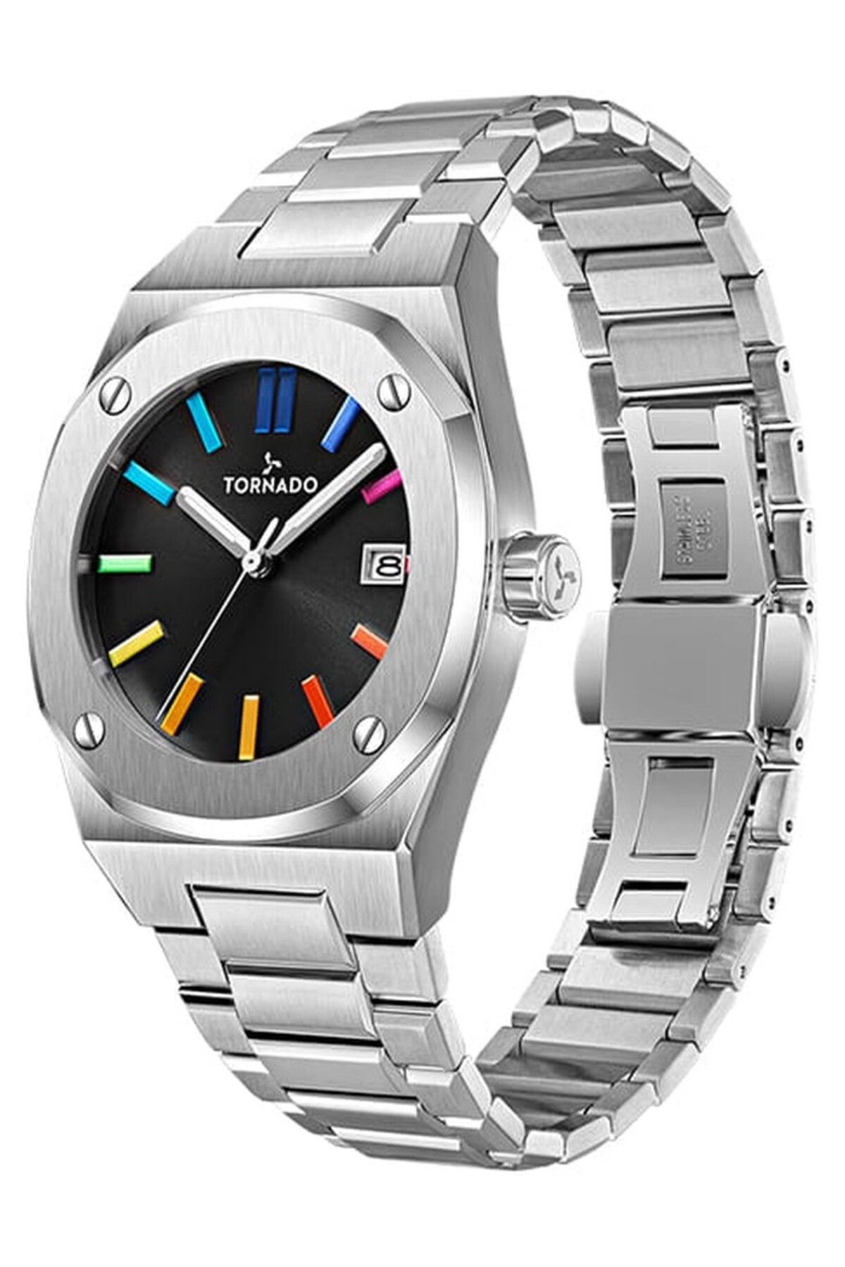 Tornado-AURORA TWILIGHT Men's Analog Black Dial Watch - T23003-SBSB 2