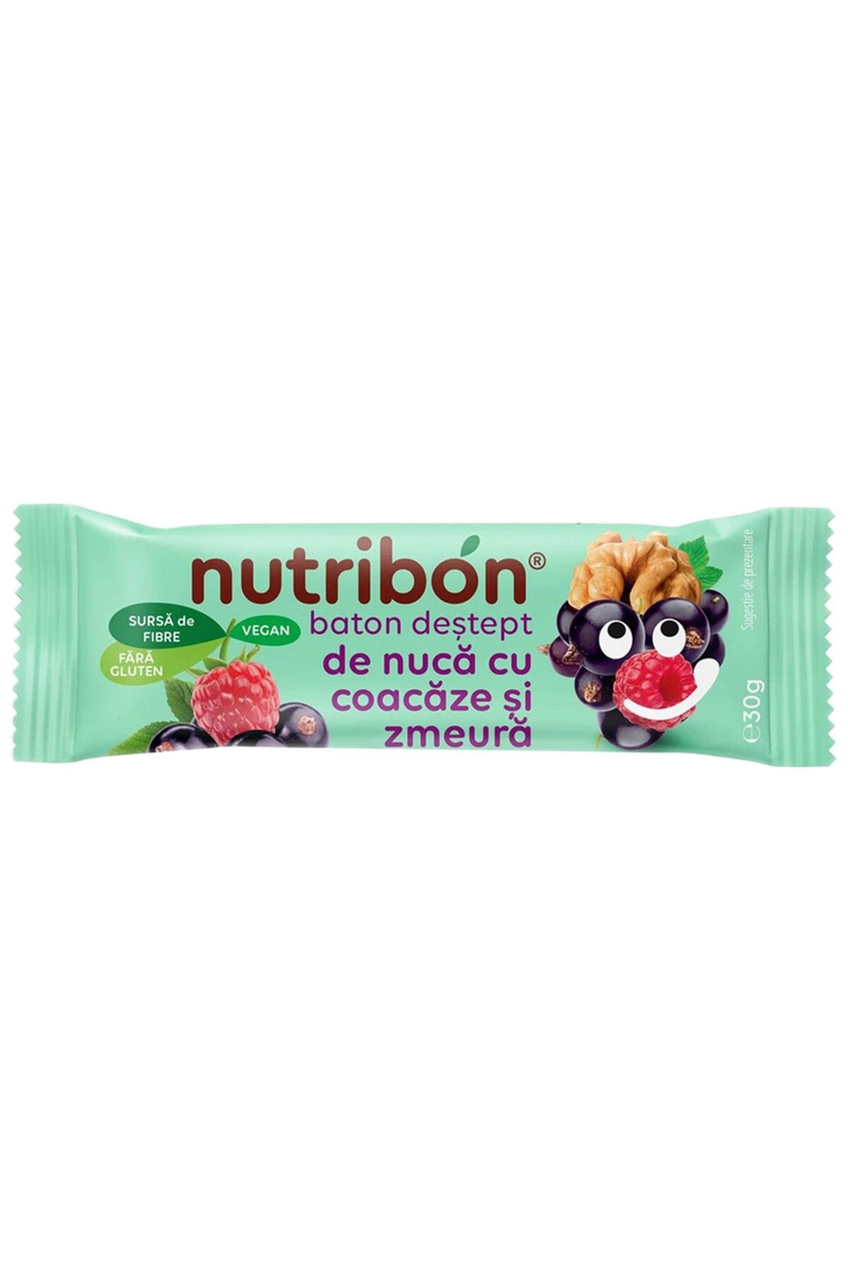 Transilvania Nuts Baton Vegan De Nuca Cu Coacaze Si Zmeura Fara Gluten "nutribon" 30gr Transilvania Nuts - One Size