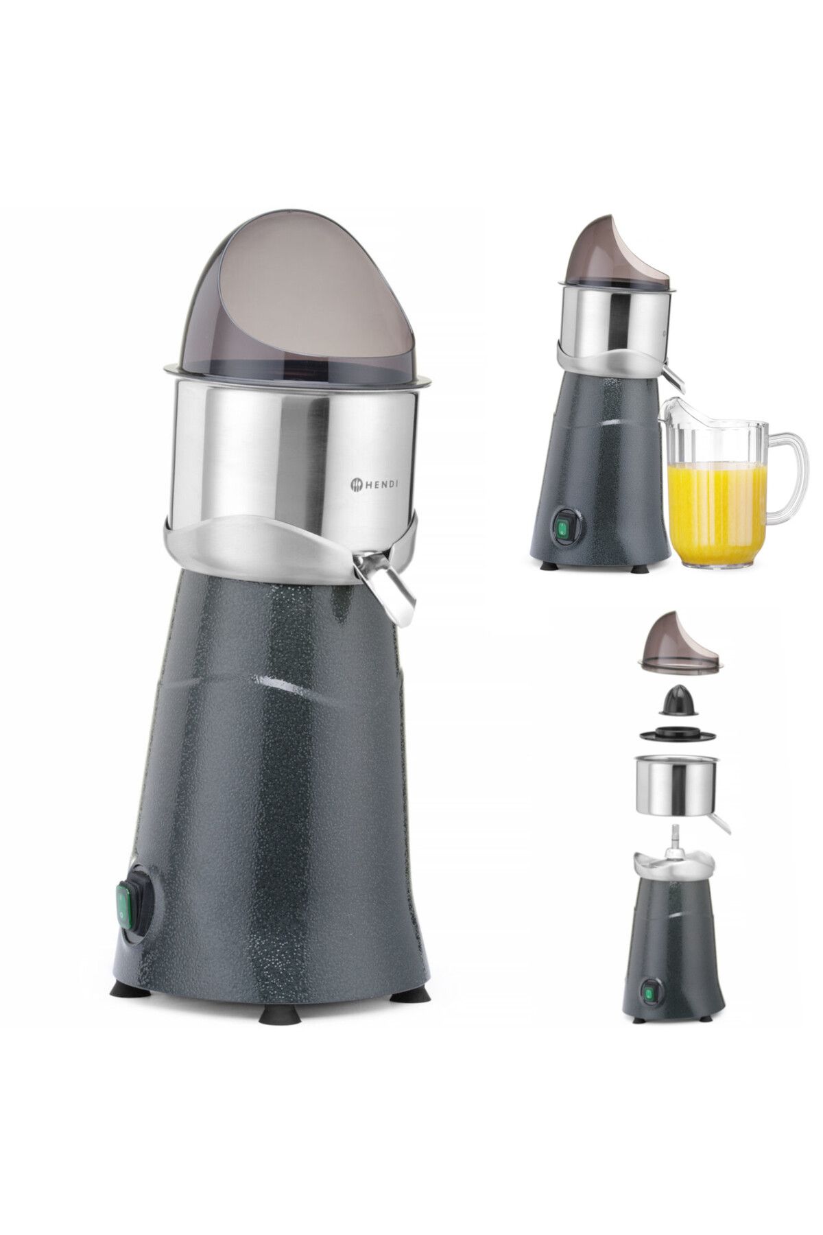 HENDI Storcător Electric De Citrice Cu 3 Duze, 180 W - One Size
