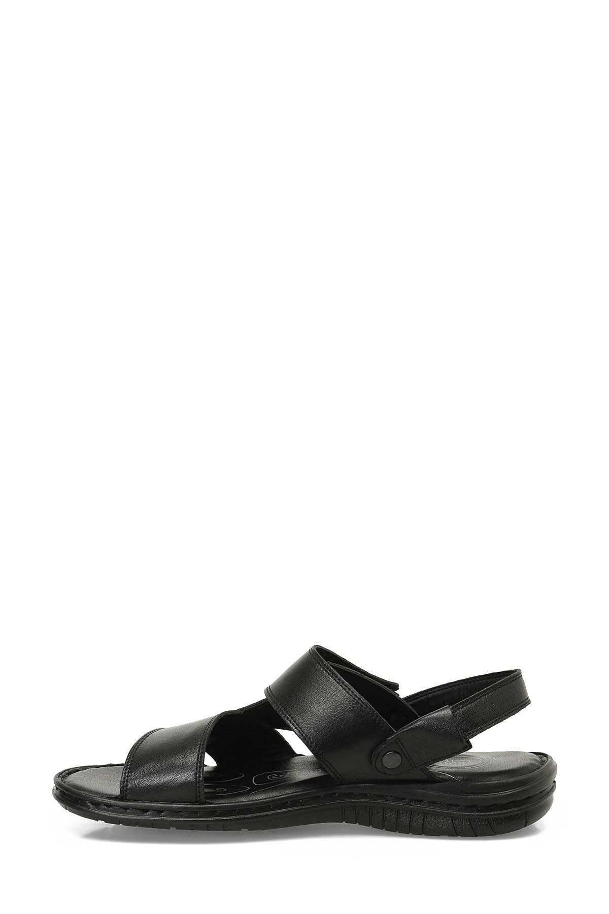 Polaris-5 Point 106894.m 4Fx Genuine Leather Poly Light Sole Comfort Men's Sandals Black 3
