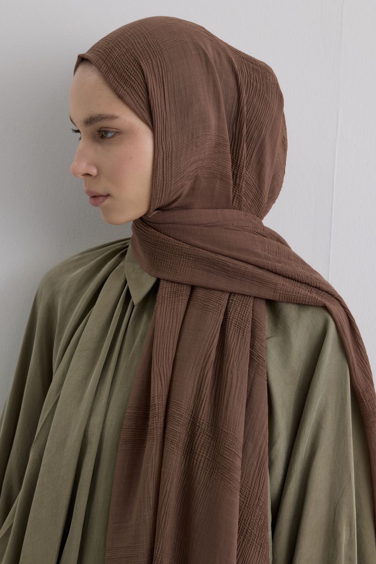SOFT AKSESUAR-Brice Tassled Cotton Shal 6