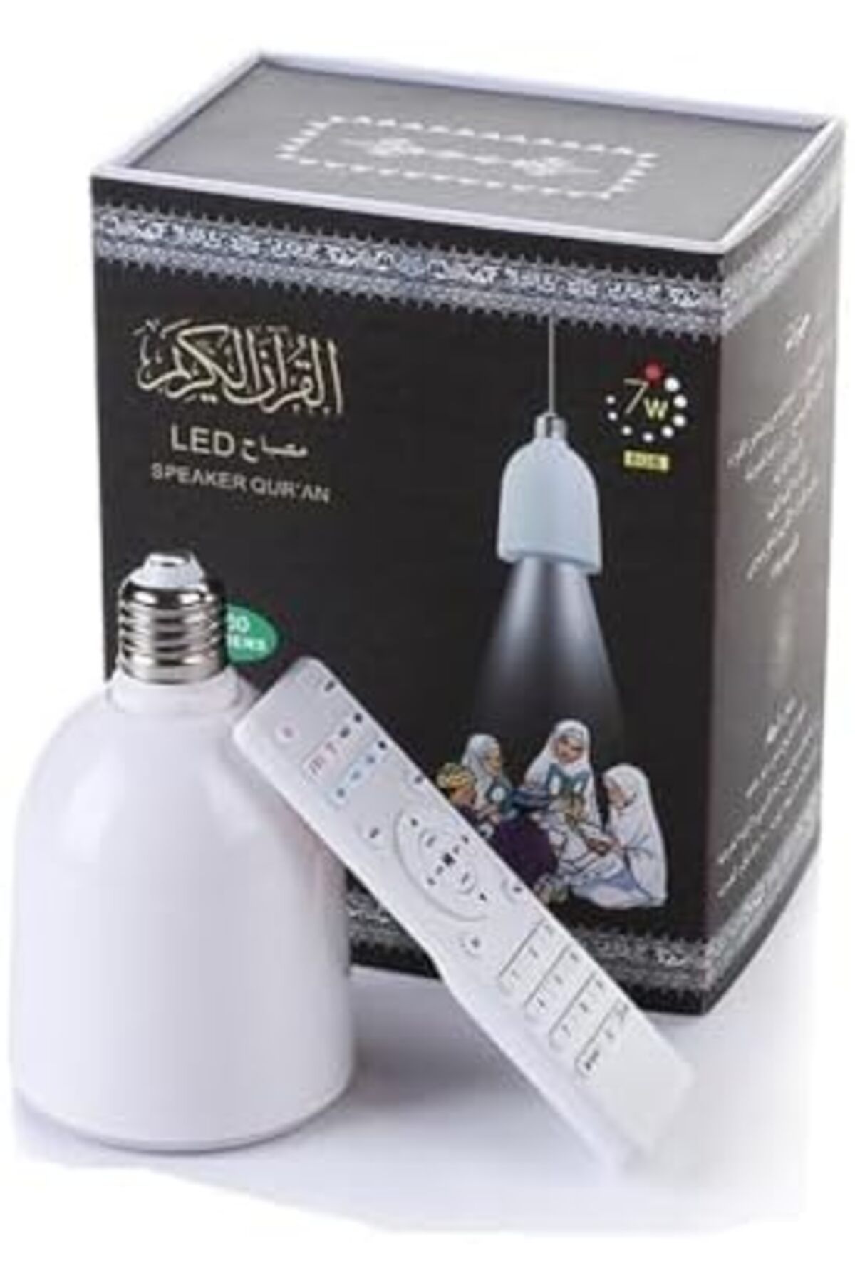 Generic-سماعة قرآن مع مصباح LED وجهاز تحكم عن بعد بلوتوث 6
