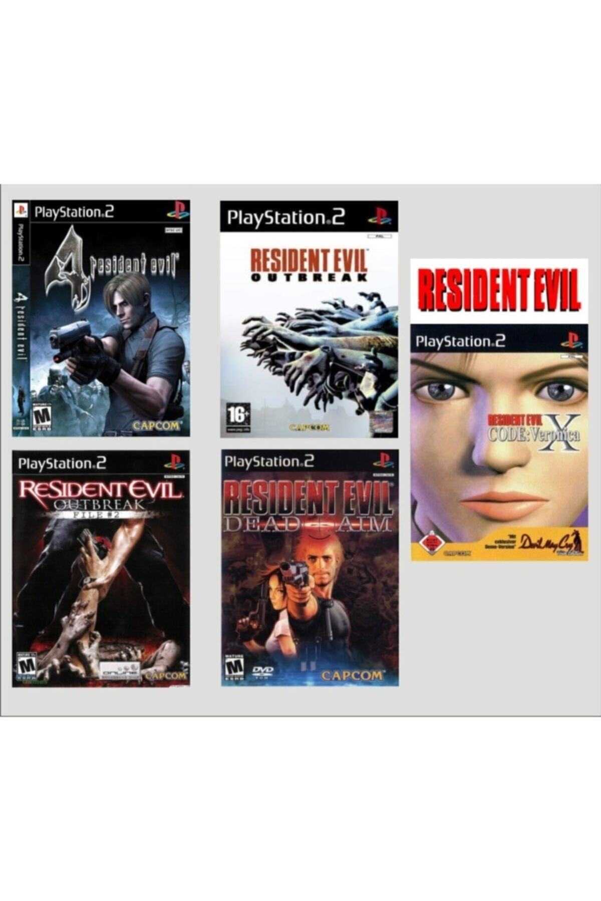 KONAMI Playstatıon 2 - Resıdent Evıl Serisi 5 Oyunluk Set - Sadece Çipli Cihazlar