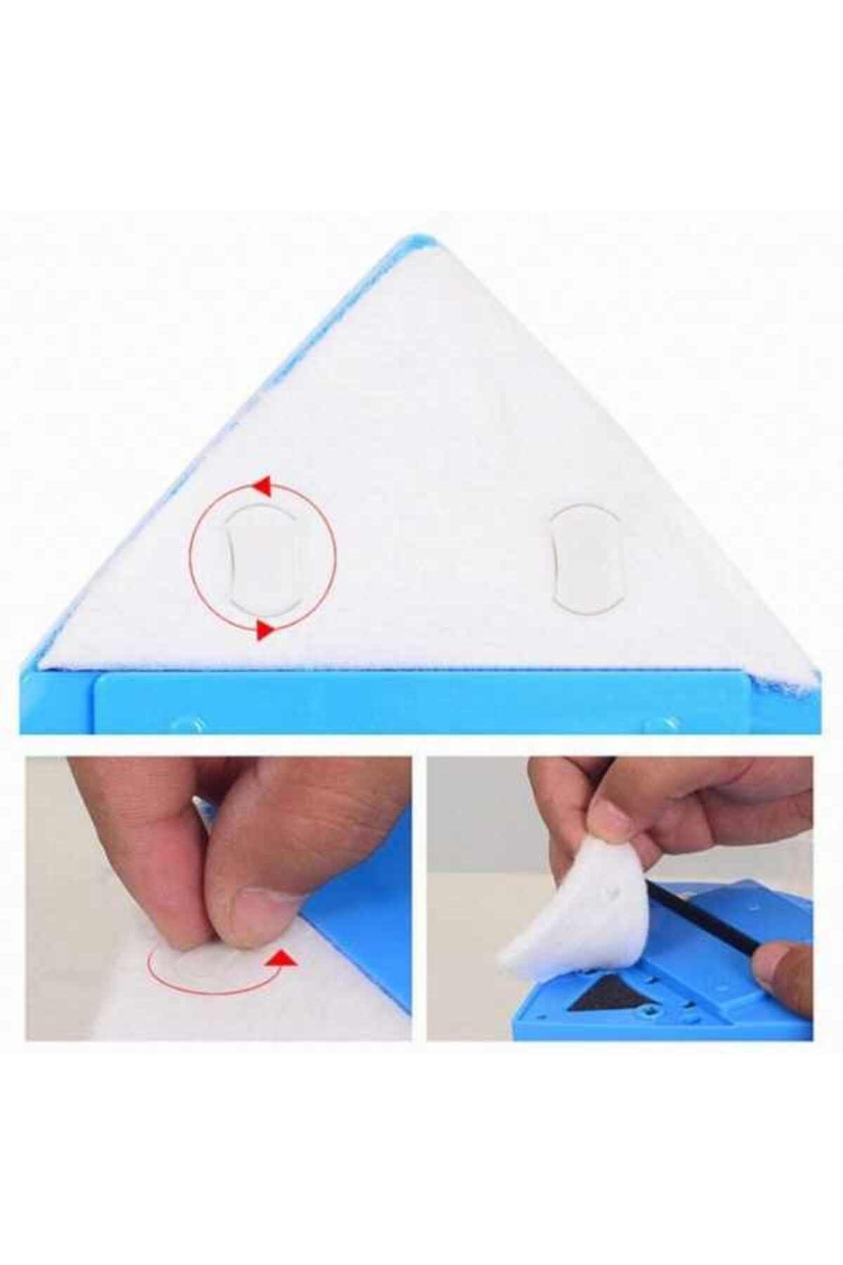 Mercaton-Set of 8 Magnetic Wiper Refills Triangular Universal Size 5