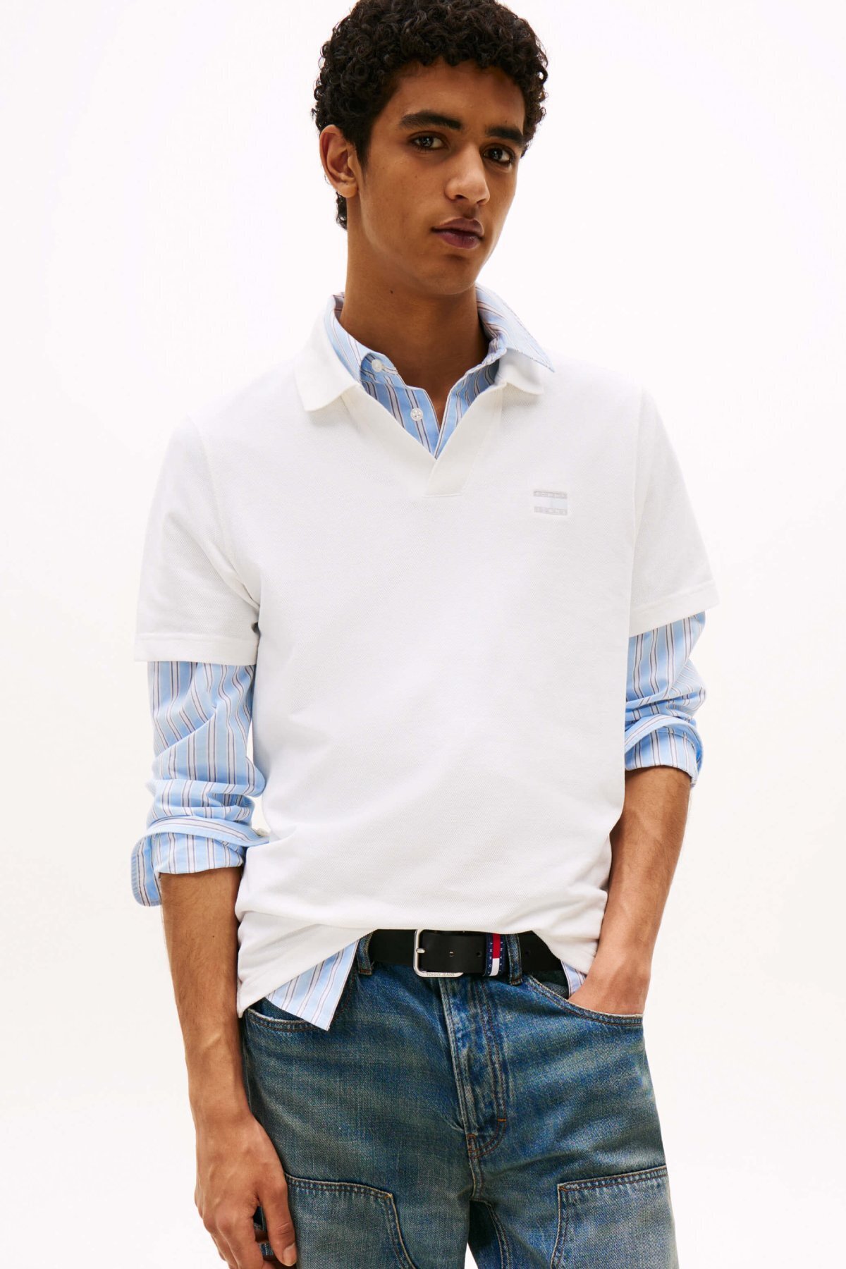 تامی جینز تی‌شرت مردانه - DM0DM21657