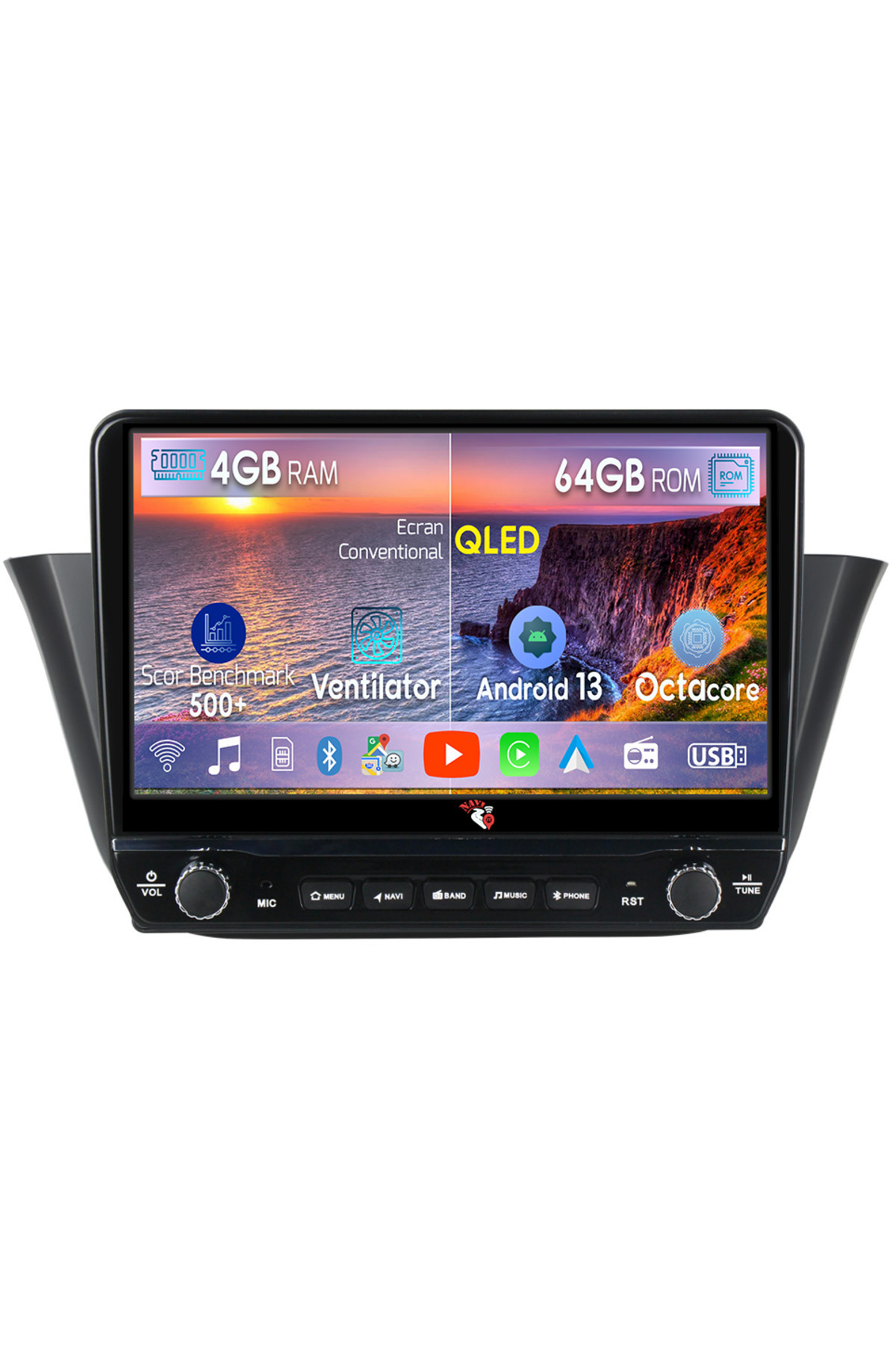 navi-it-Dedicated navigation Iveco Daily 2013-2020 with rotary buttons model 2024, 4 GB RAM 64 ROM, Quadcore, 1
