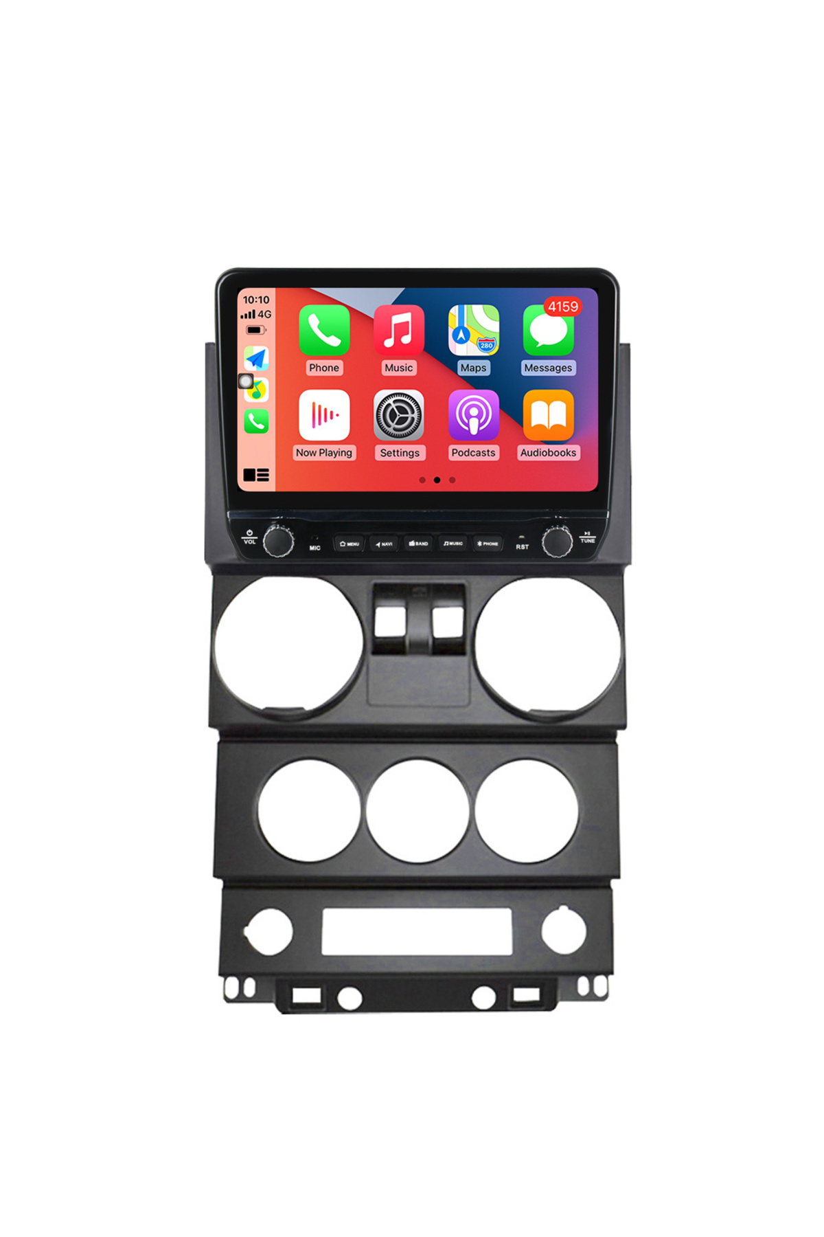 navi-it-Dedicated navigation Wrangler Rubicon 2008-2010 with rotary buttons model 2024, 4 GB RAM 64 ROM, Quadc 2