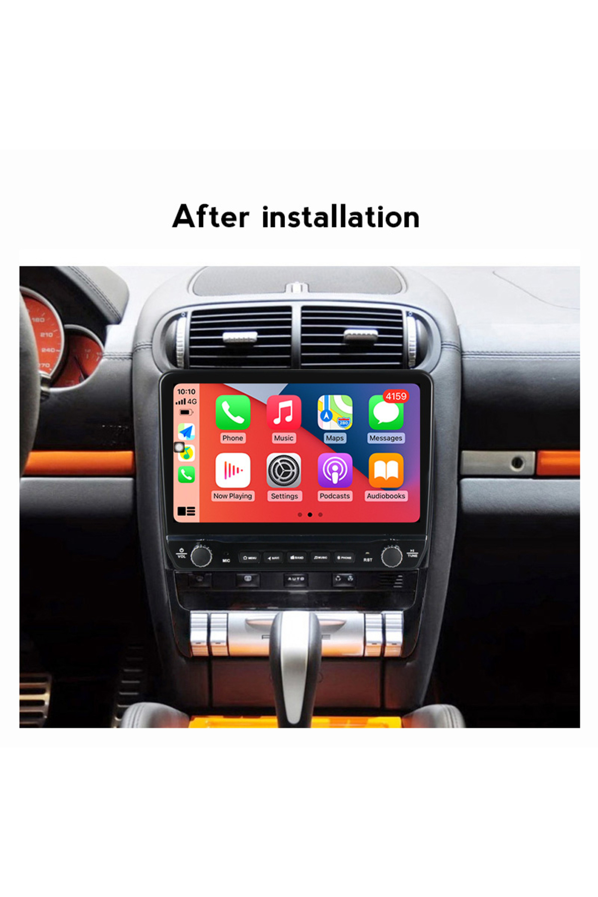 navi-it-Dedicated navigation Cayenne 2002-2010 with rotary buttons model 2024, 4 GB RAM 64 ROM, Quadcore, Andr 3