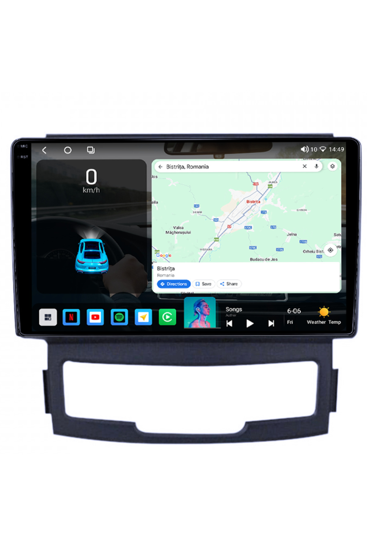 navi-it-Dedicated navigation SsangYong Korando 2010-2013, 4GB RAM 64GB ROM, Octacore, Android 14, QLED display 2