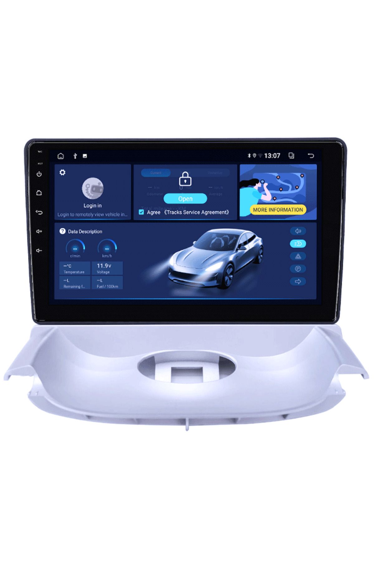 navi-it-Navigatie dedicata Peugeot 206 1998-2009, 4GB RAM 32GB ROM, Octacore, Android 14, Display QLED 9", D 2