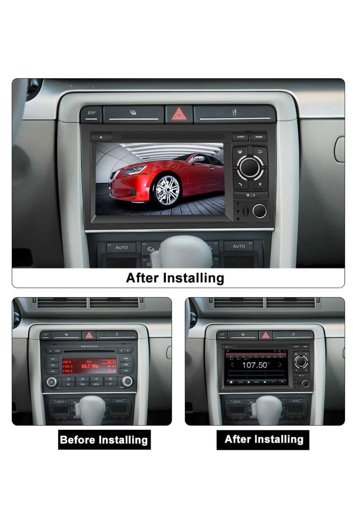navi-it-Navigatie dedicata Audi A4 (B6, B7) 2002-2008, 4GB RAM 64GB ROM, Quadcore, Android 13, Display IPS 1 2