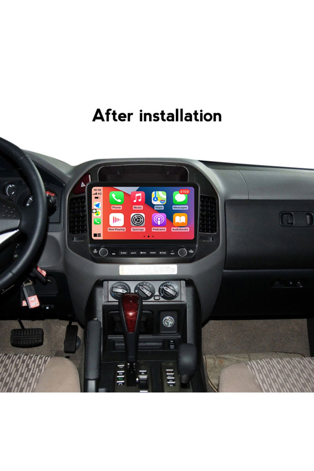 navi-it-Dedicated Pajero V73 navigation with rotary buttons model 2024, 4 GB RAM 64 ROM, Quadcore, Android 13, 3