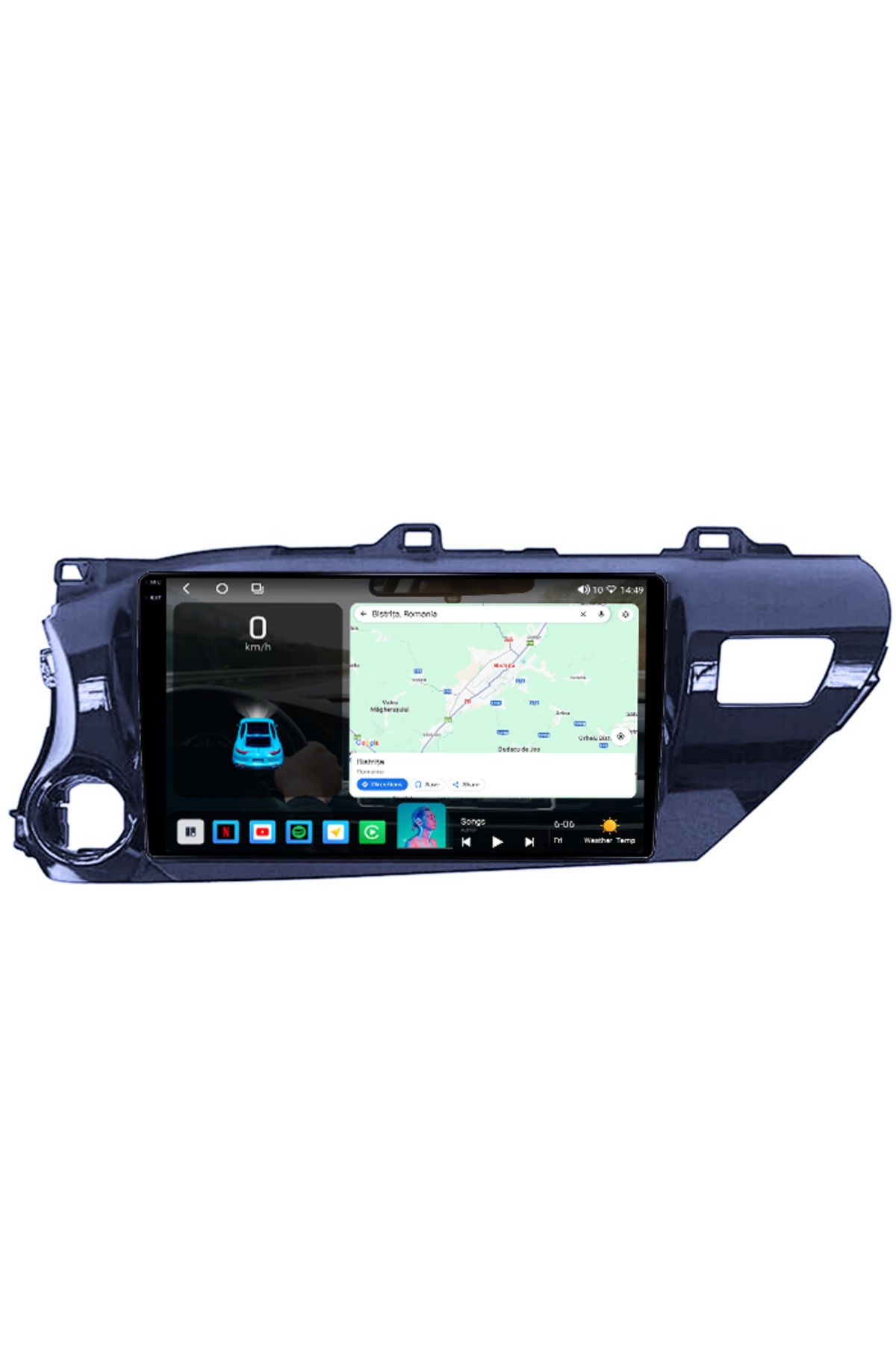 navi-it-Navigatie dedicata Toyota Hilux 2016, 4GB RAM 64GB ROM, Octacore, Android 14, Display QLED 1K 10", C 2