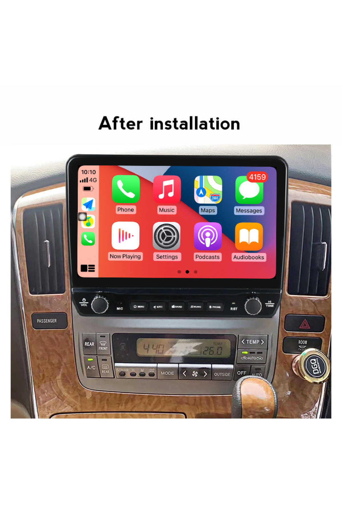 navi-it-Dedicated navigation Alphard 2002-2007 with rotary buttons model 2024, 4 GB RAM 64 ROM, Quadcore, Andr 3
