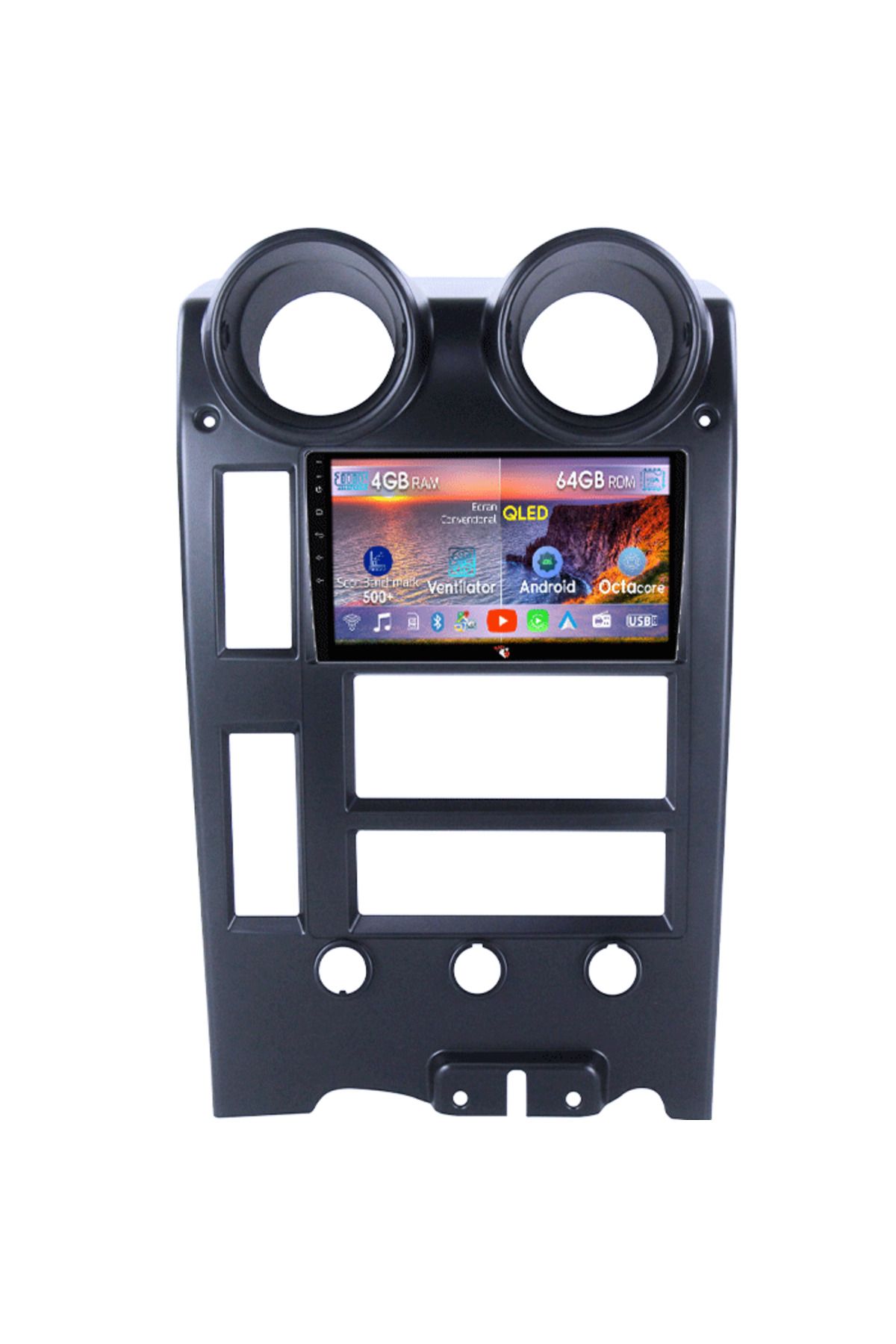 navi-it-Navigatie dedicata Hummer H2 2002-2007, 4GB RAM 64GB ROM, Octacore, Android 14, Display QLED 9", DSP 1